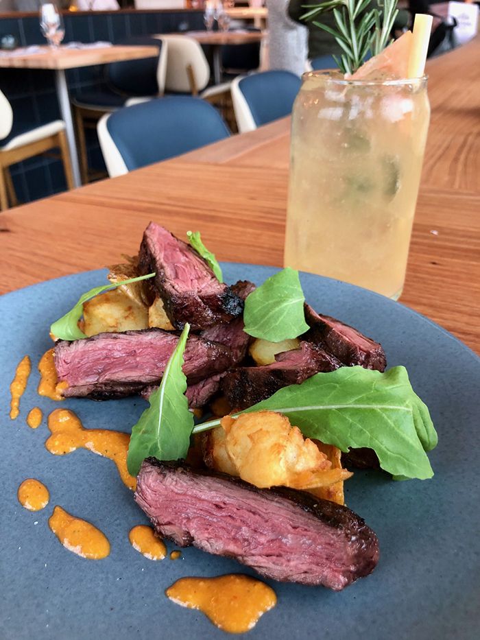 hanger steak from indaco charlotte