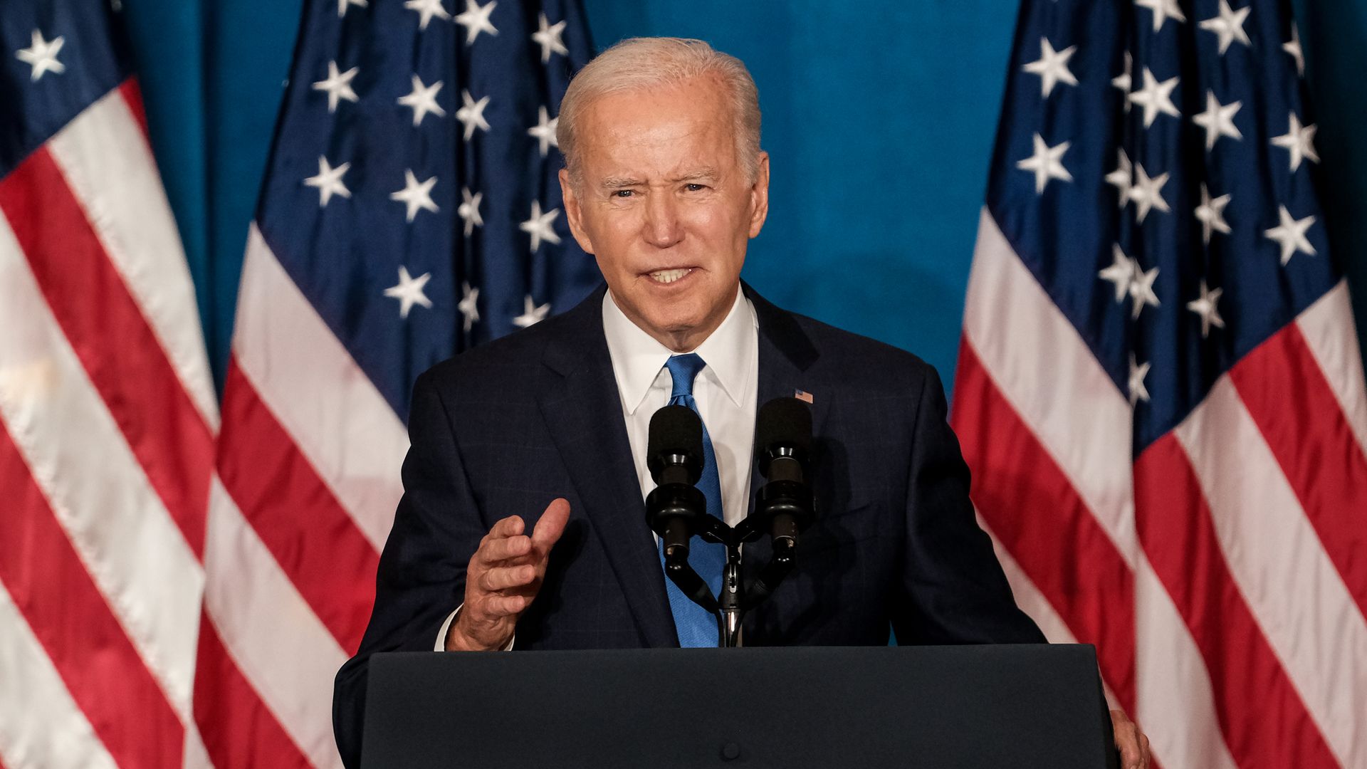 President Biden delivers remarks at an event on November 2, 2022 in Washington, DC. 