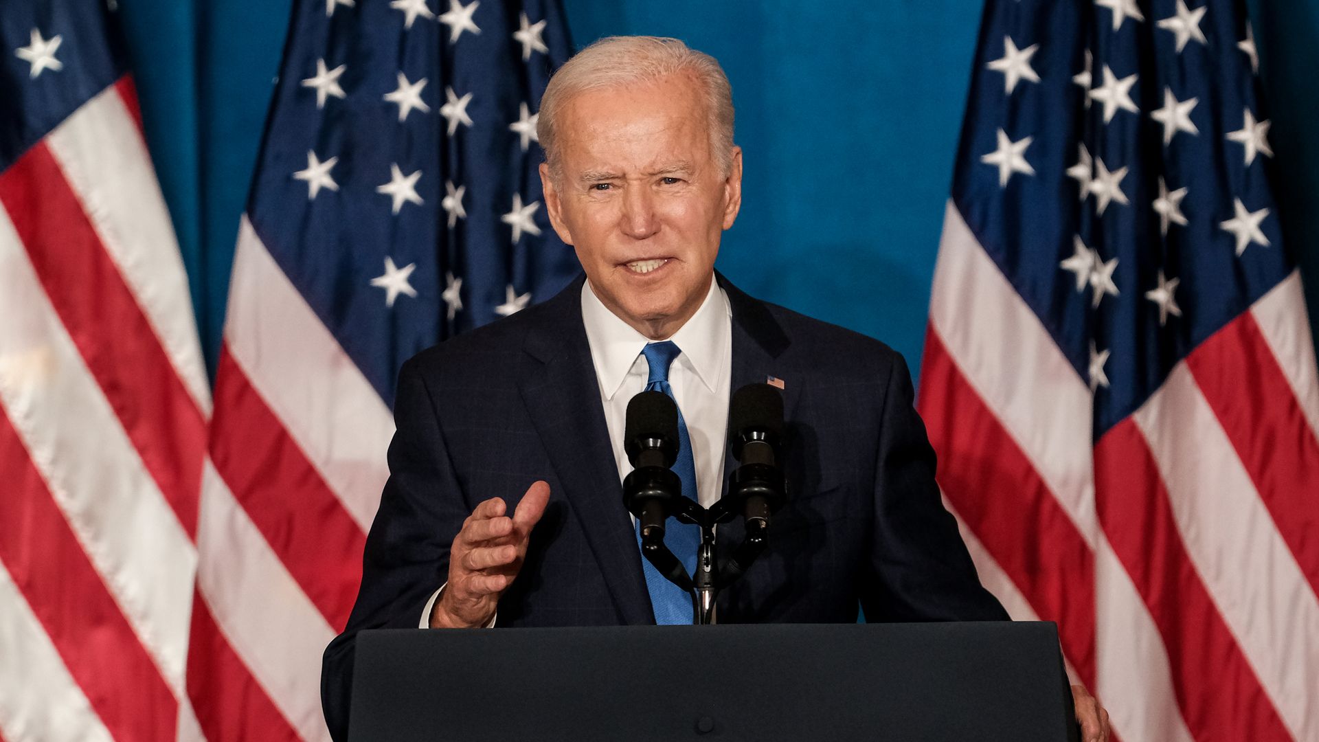 President Biden delivers remarks at an event on November 2, 2022 in Washington, DC.