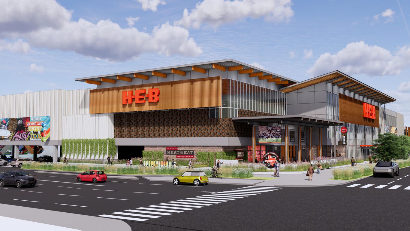 H-E-B South Congress On Target To Open This Year - Axios Austin