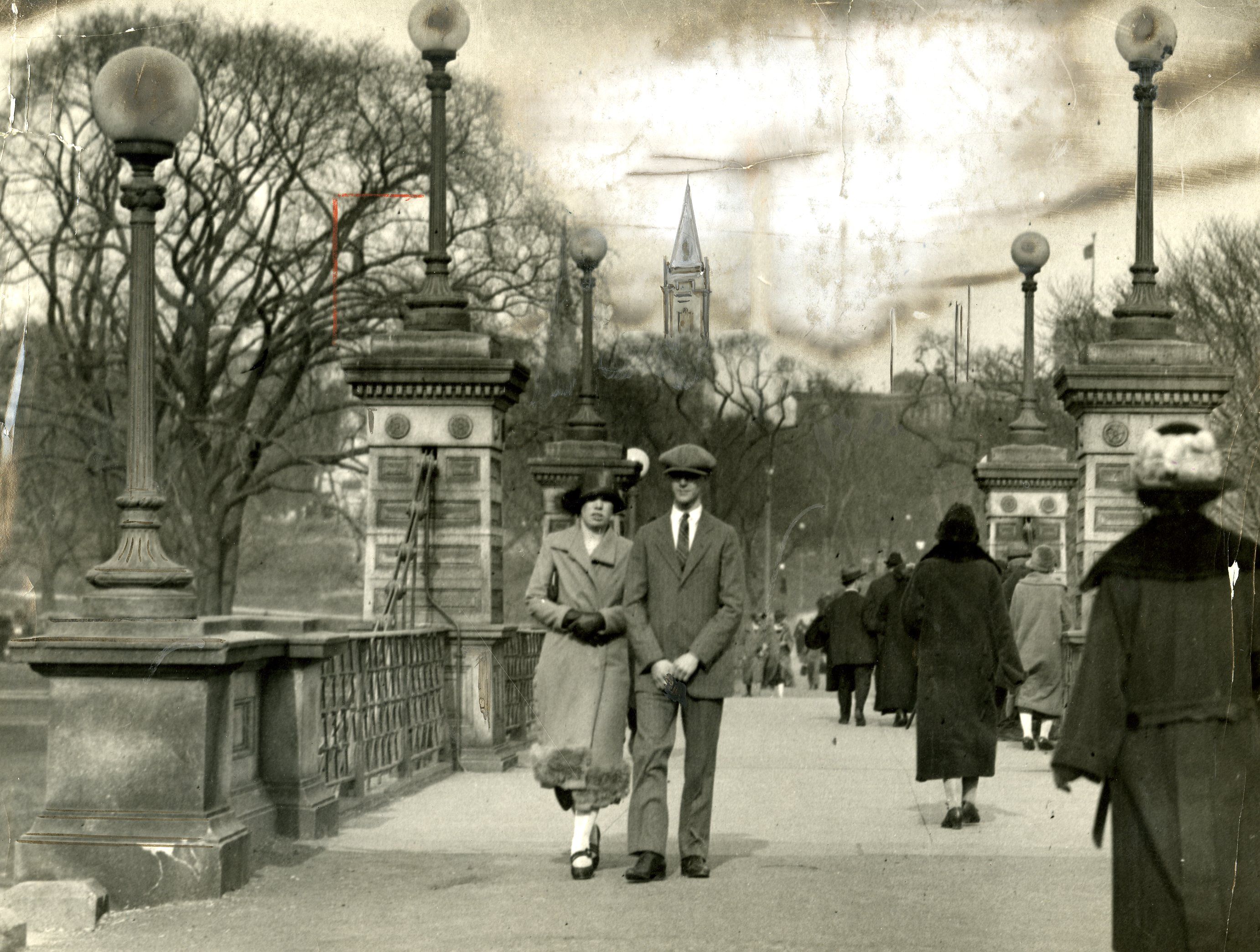 old photo of a bridge