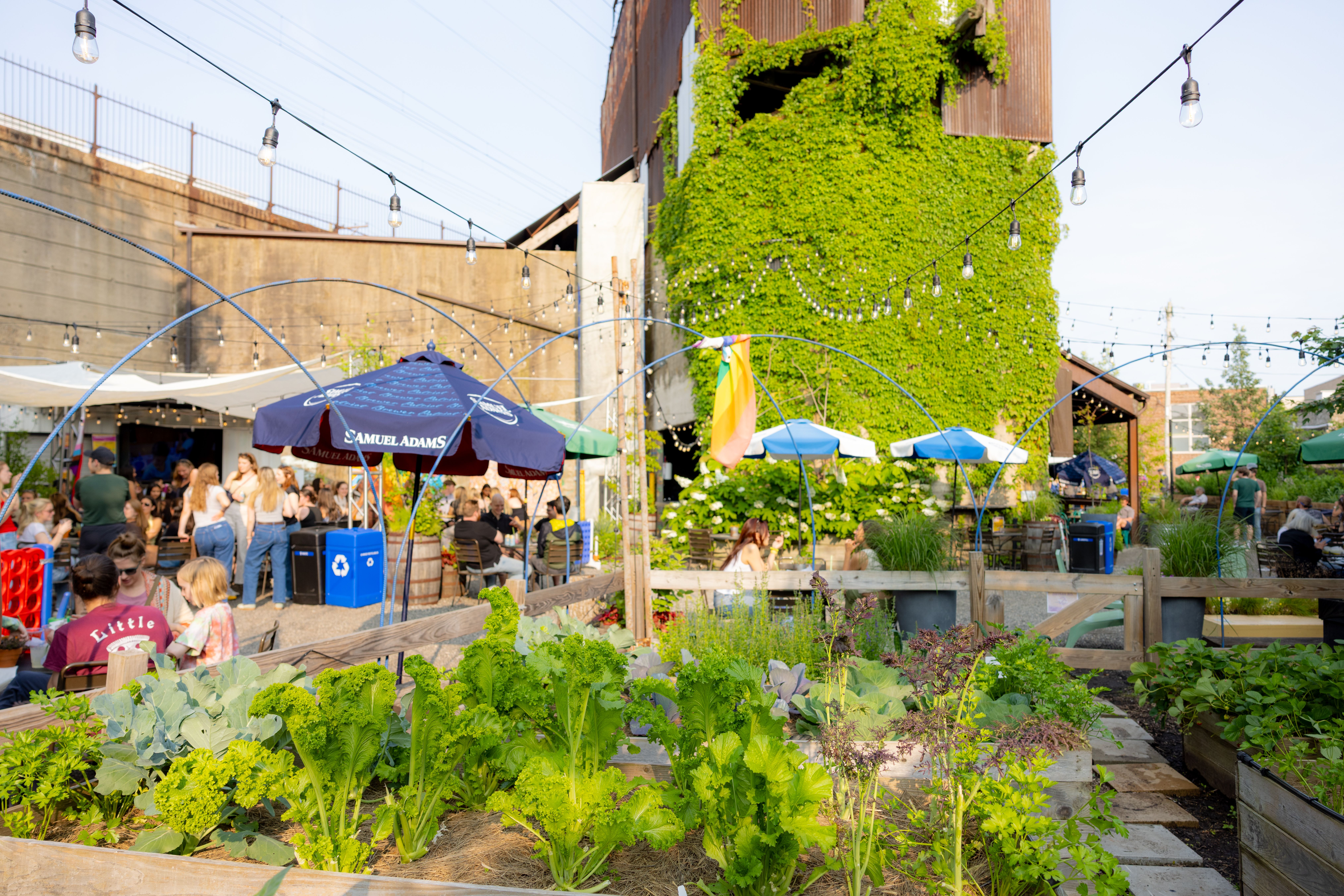 Pop-up gardens open for drinks in Philadelphia - Axios Philadelphia