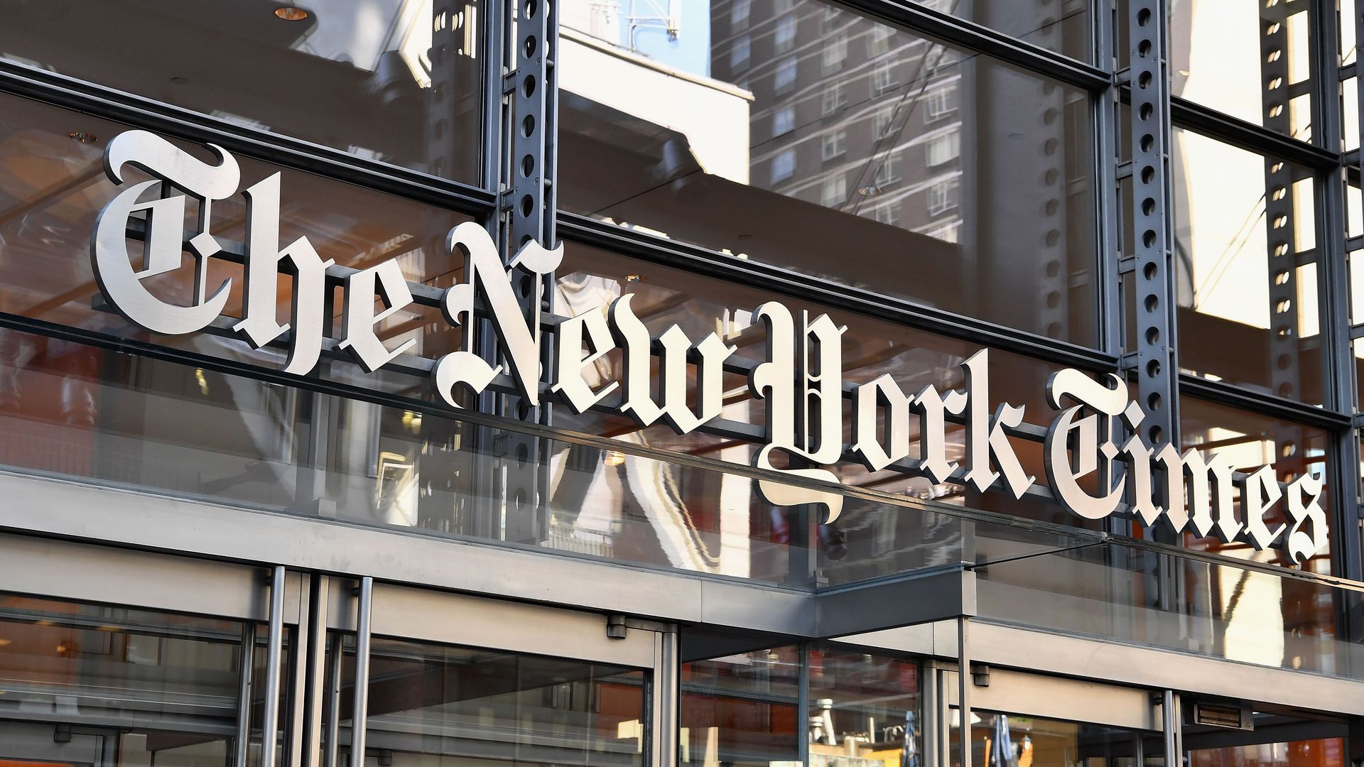 Photo of NYT building