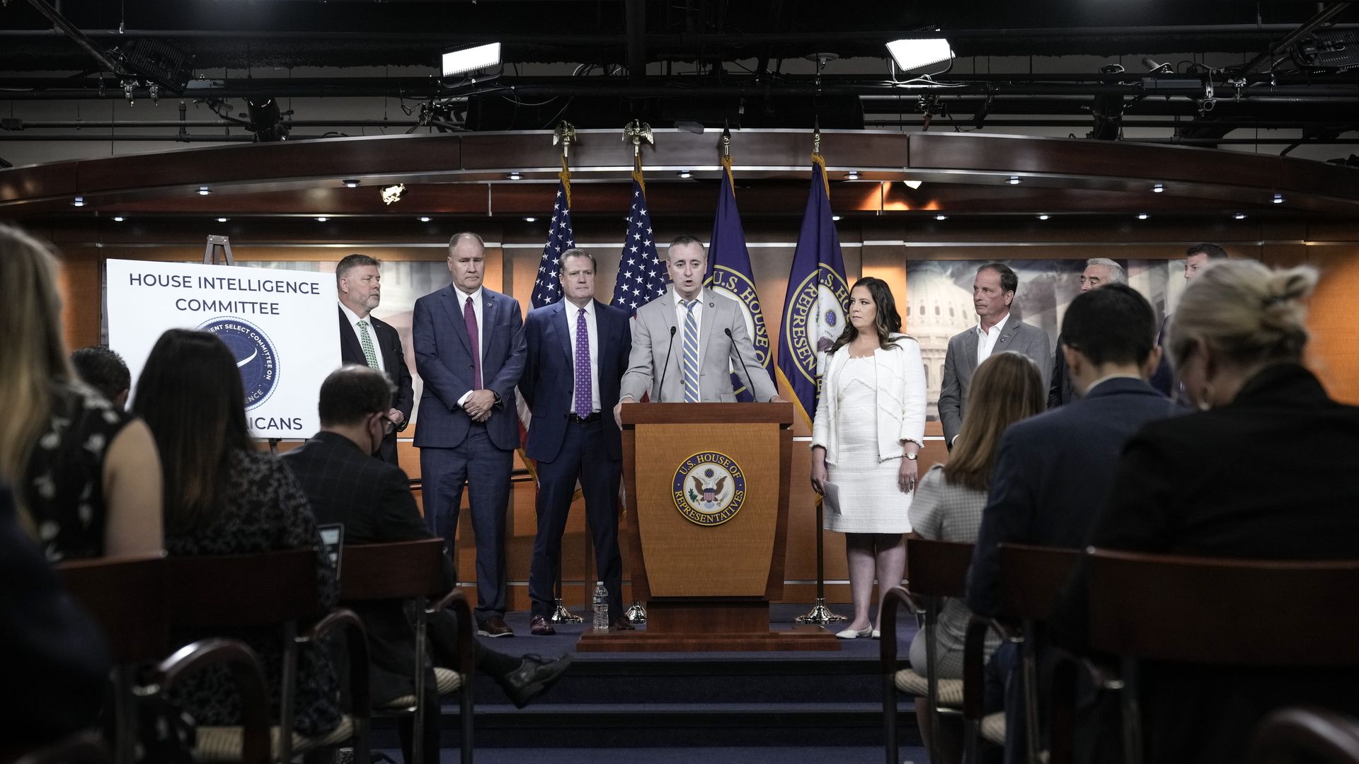Rep. Brian Fitzpatrick (R-PA) speaks during a news conference at the U.S. Capitol August 12, 2022 in Washington, DC