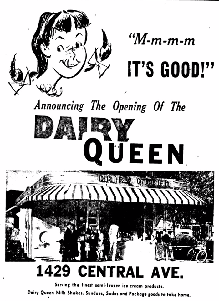 Charlotte Observer advertisement, March 1950