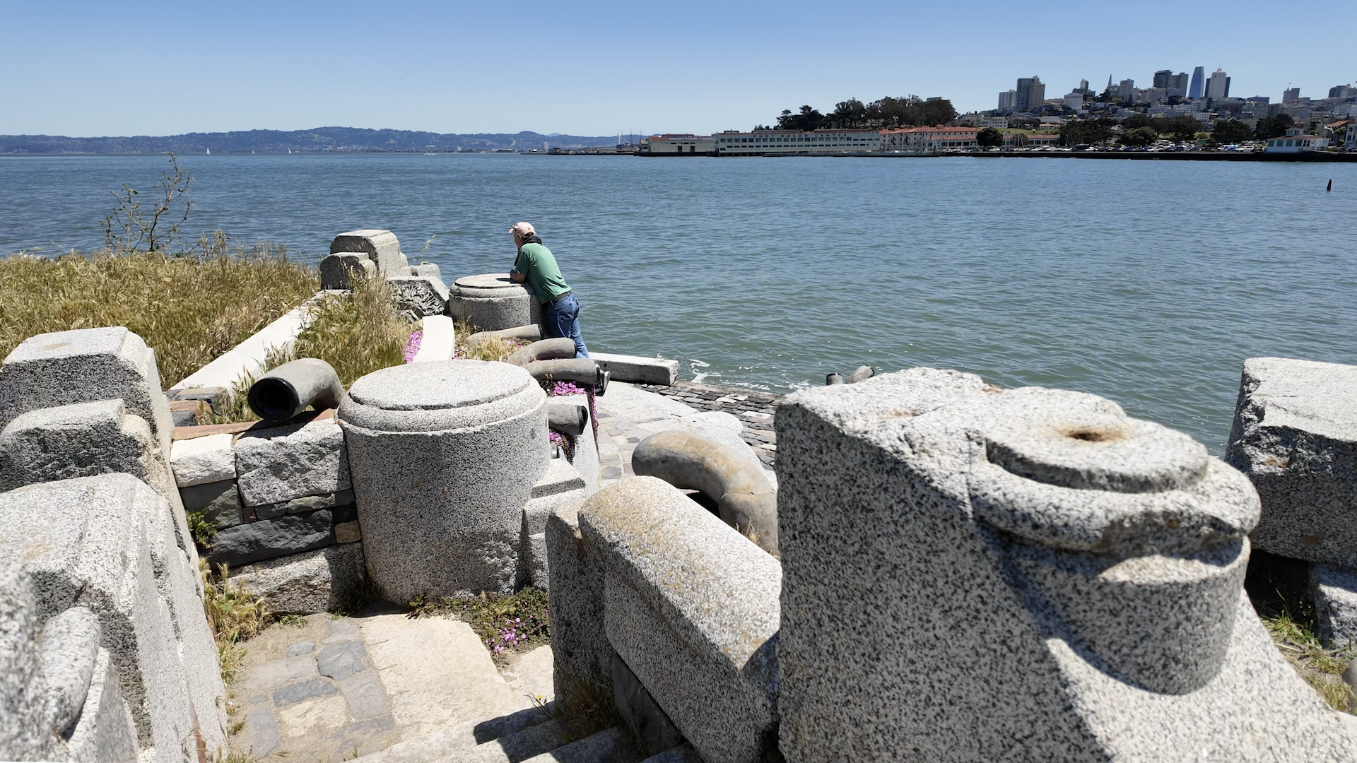 wave organ along water