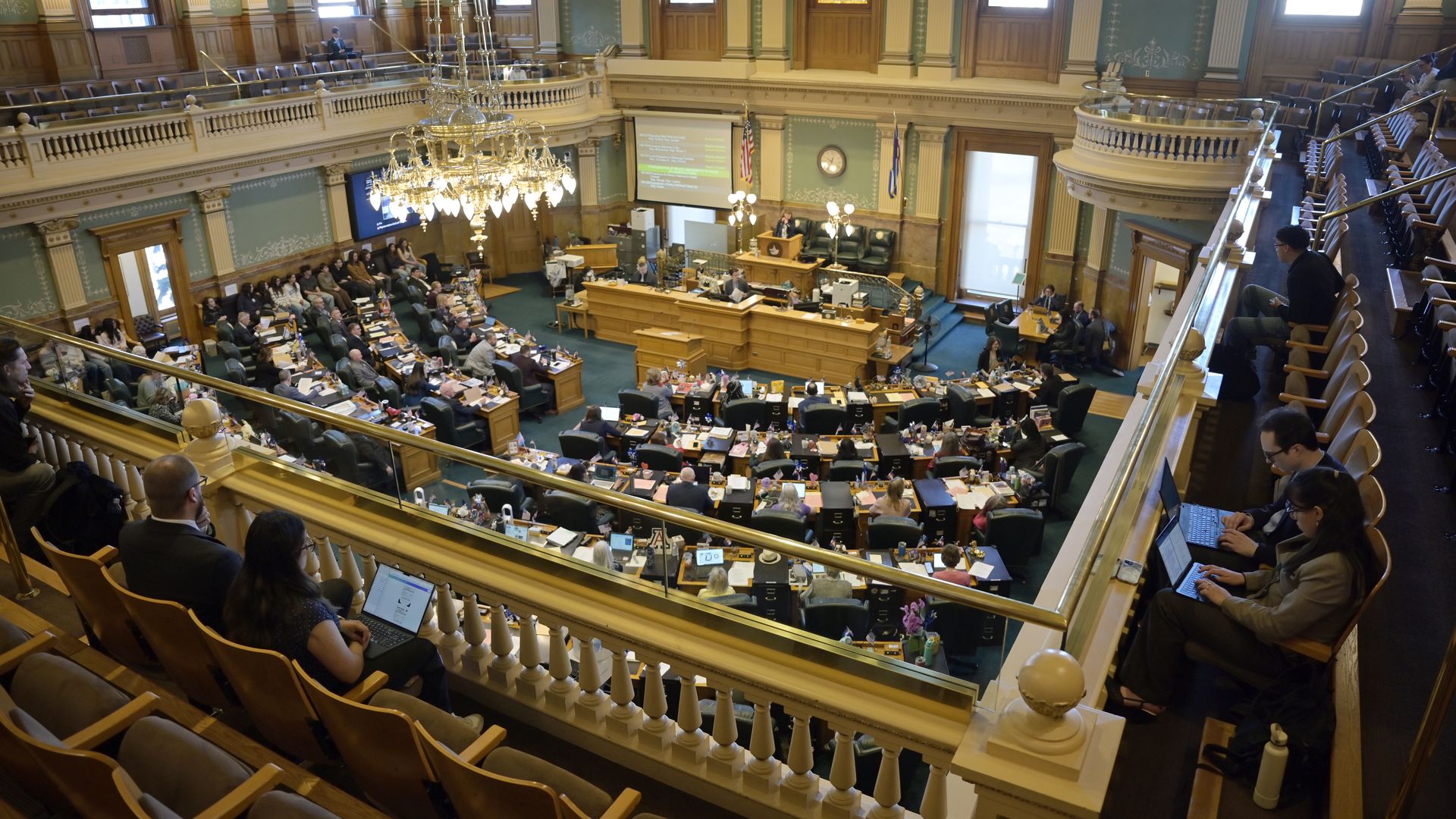The state House Chamber. Photo: Hyoung Chang/The Denver Post