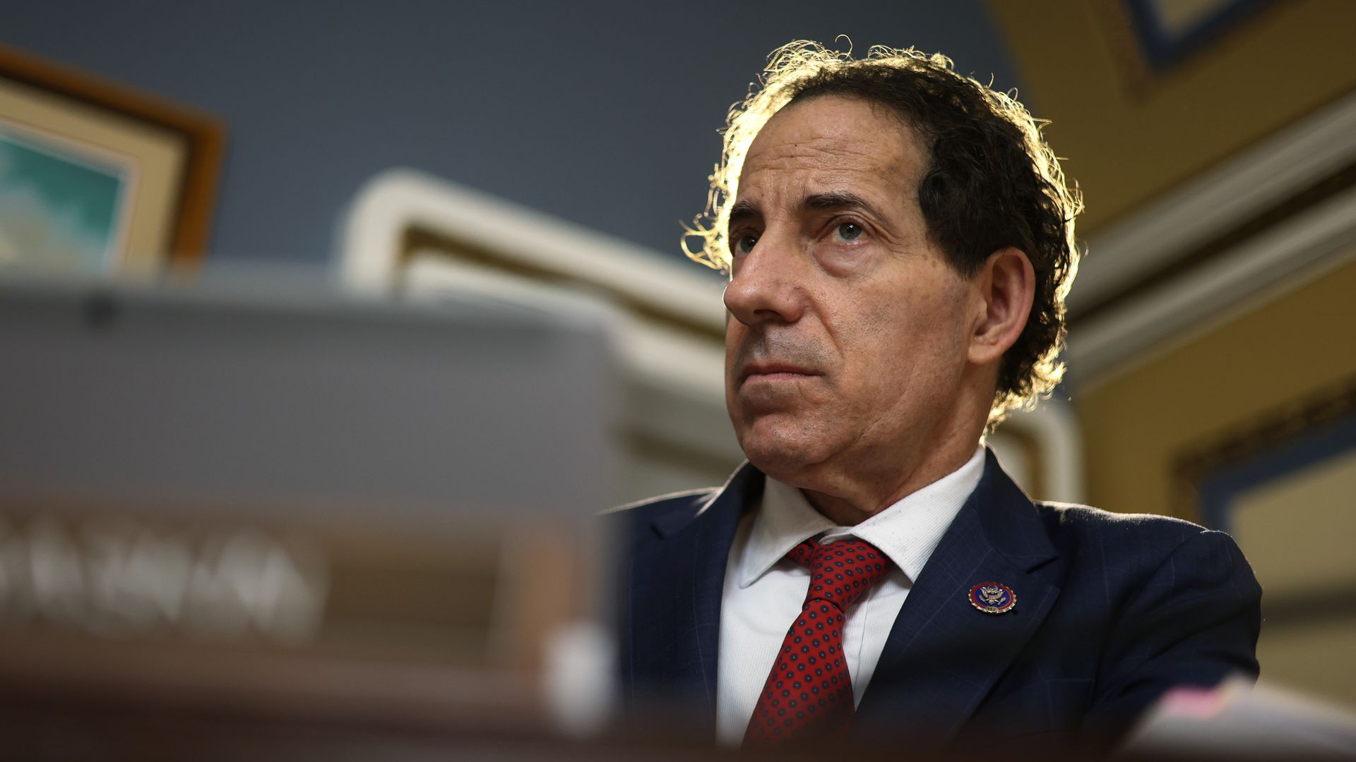 Rep. Jamie Raskin sitting