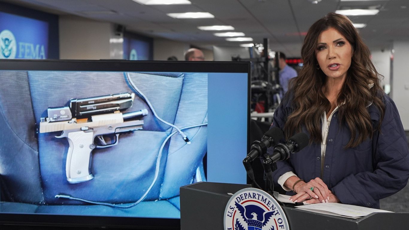 'Fundamentally wrong:' Gun groups, Republicans condemn Noem, Patel statements - Axios