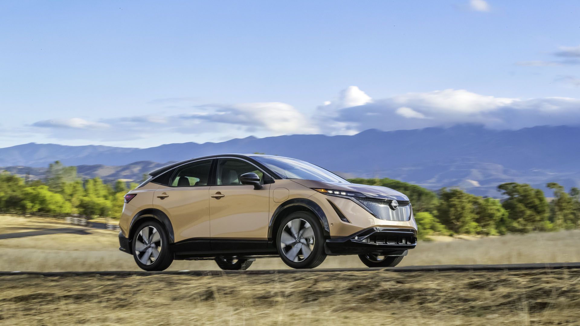 Nissan Ariya electric crossover. Photo courtesy of Nissan.