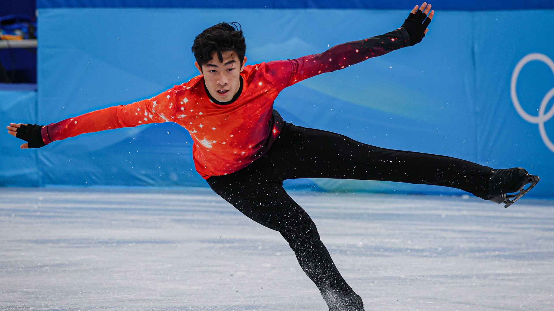 Nathan Chen of Team United States skates during the Men Single Skating Free Skating on day six of the Beijing 2022 Winter Olympic Games