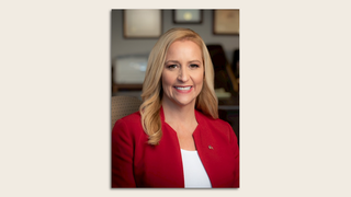 A portrait of Arkansas attorney general, Leslie Rutledge. 