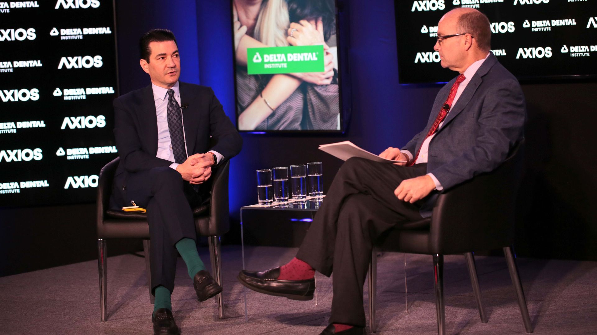 Dr. Scott Gottlieb with Axios' Mike Aklen