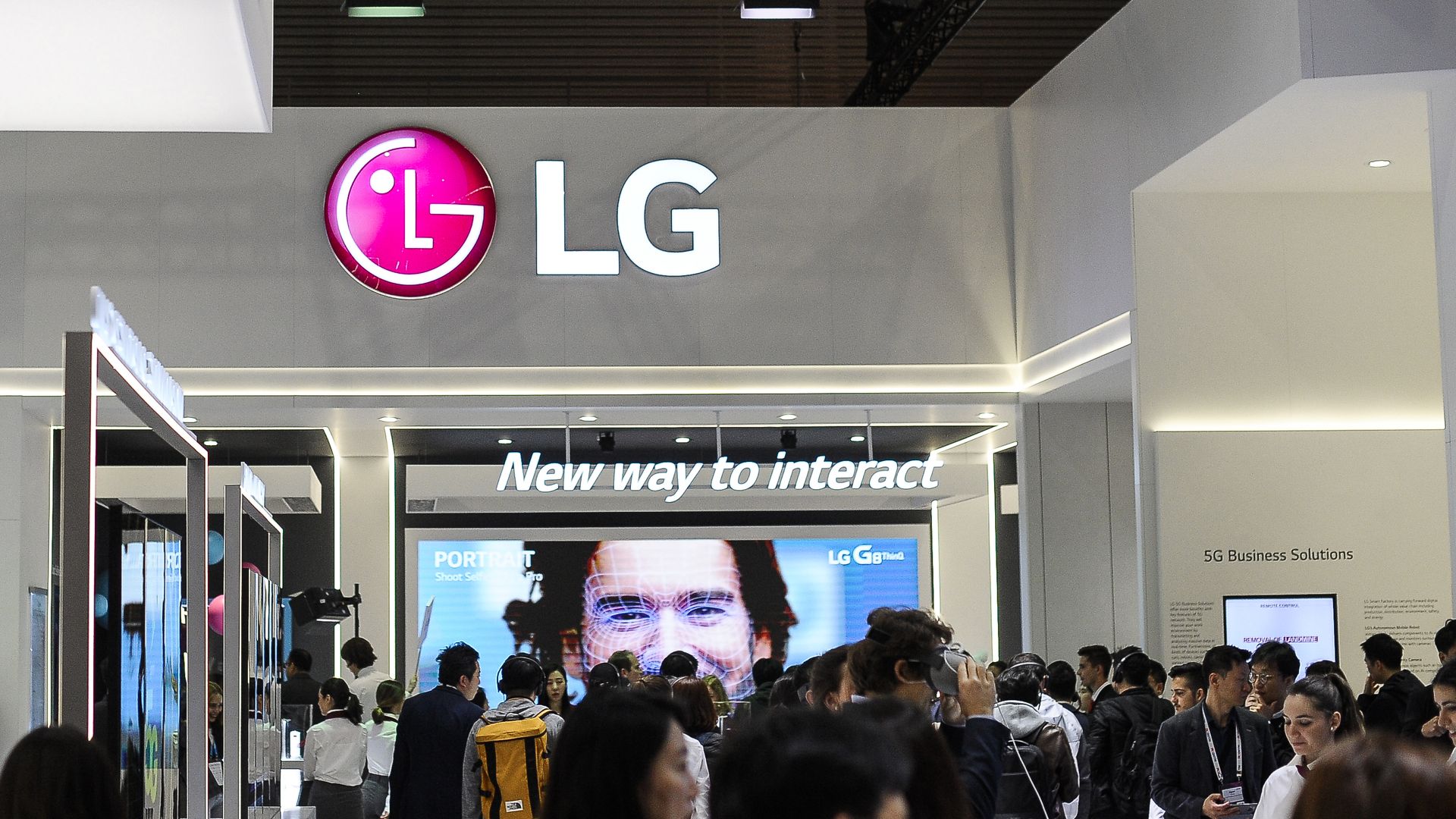 The LG logo.