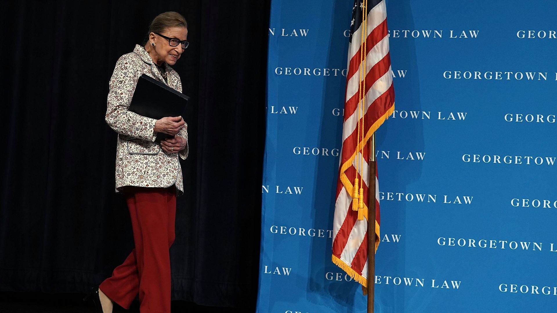 Supreme Court Justice Ruth Bader Ginsburg. 