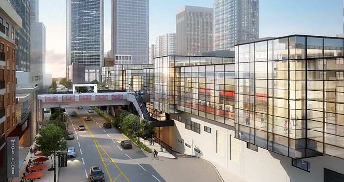 Charlotte Convention Center rendering (charlottemeetings.com, courtesy of tvsdesign)