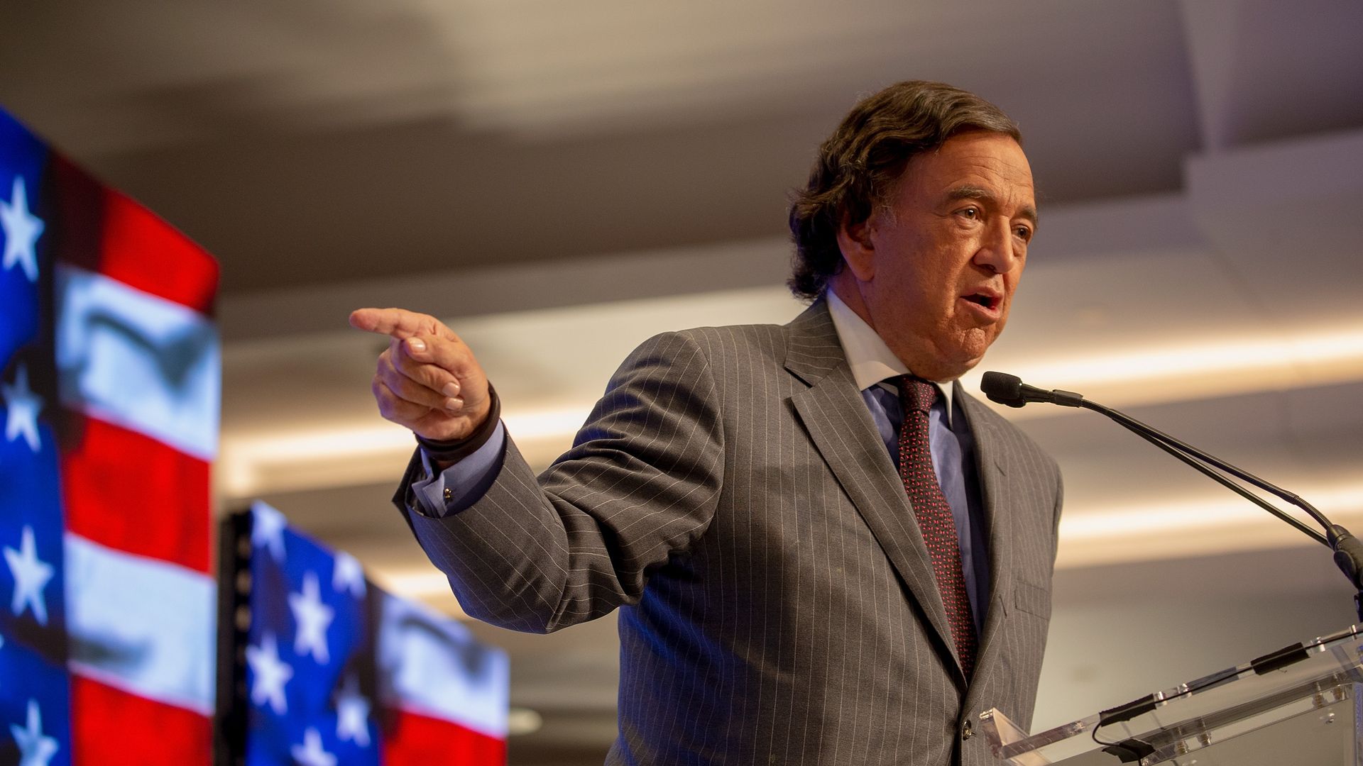  Former Governor of New Mexico Bill Richardson speaks at the Conference on Iran on May 5, 2018 in Washington, DC.