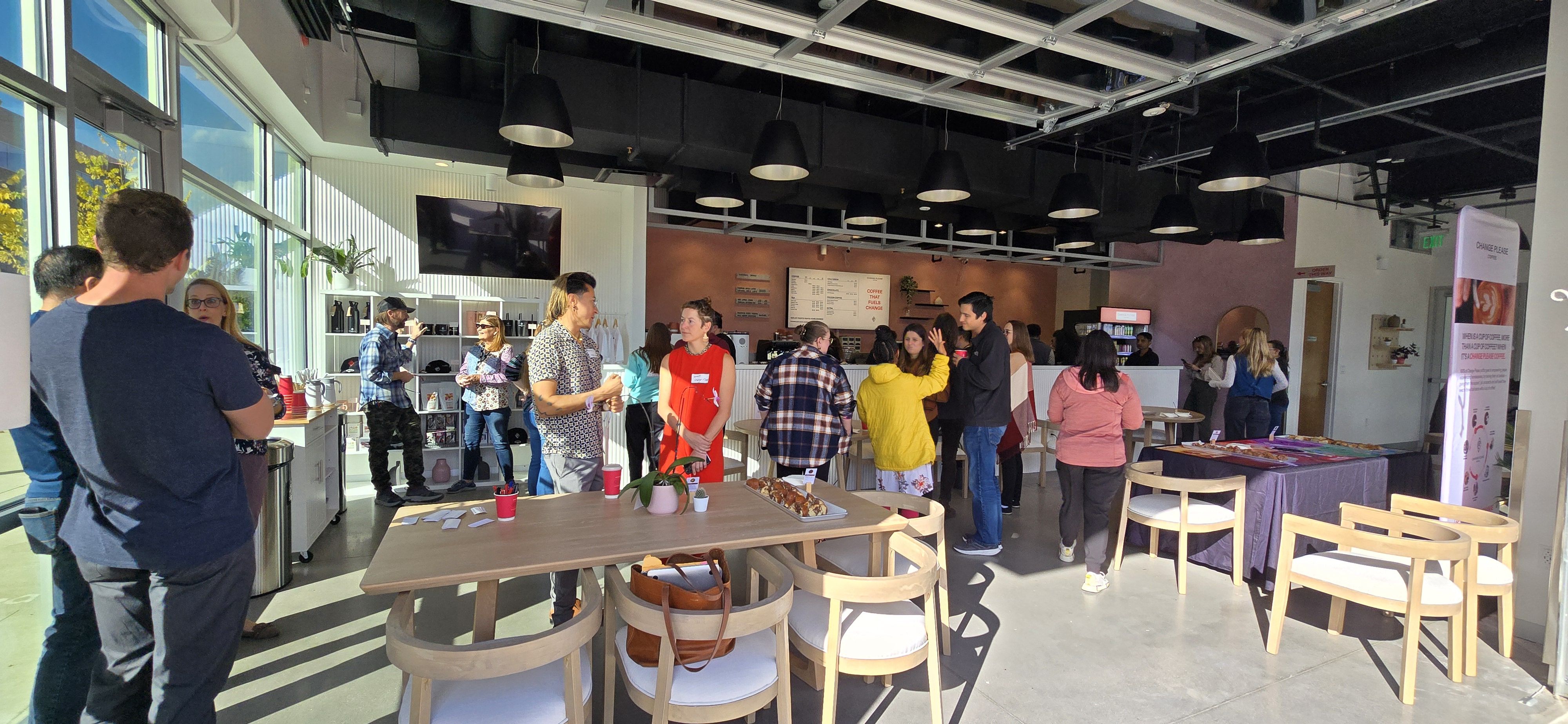 inside of coffee shop