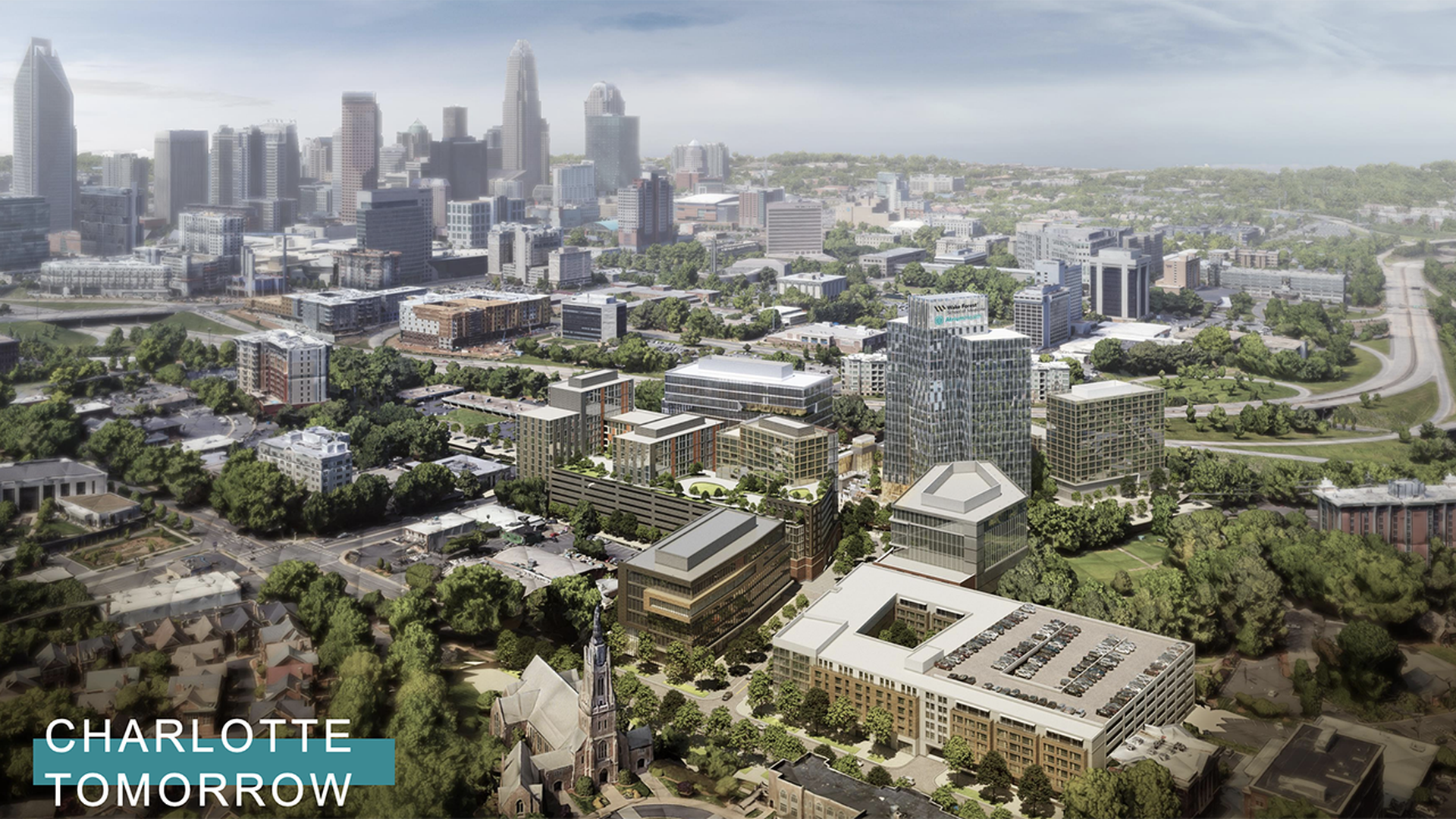 Atrium Health med school campus and innovation district Charlotte