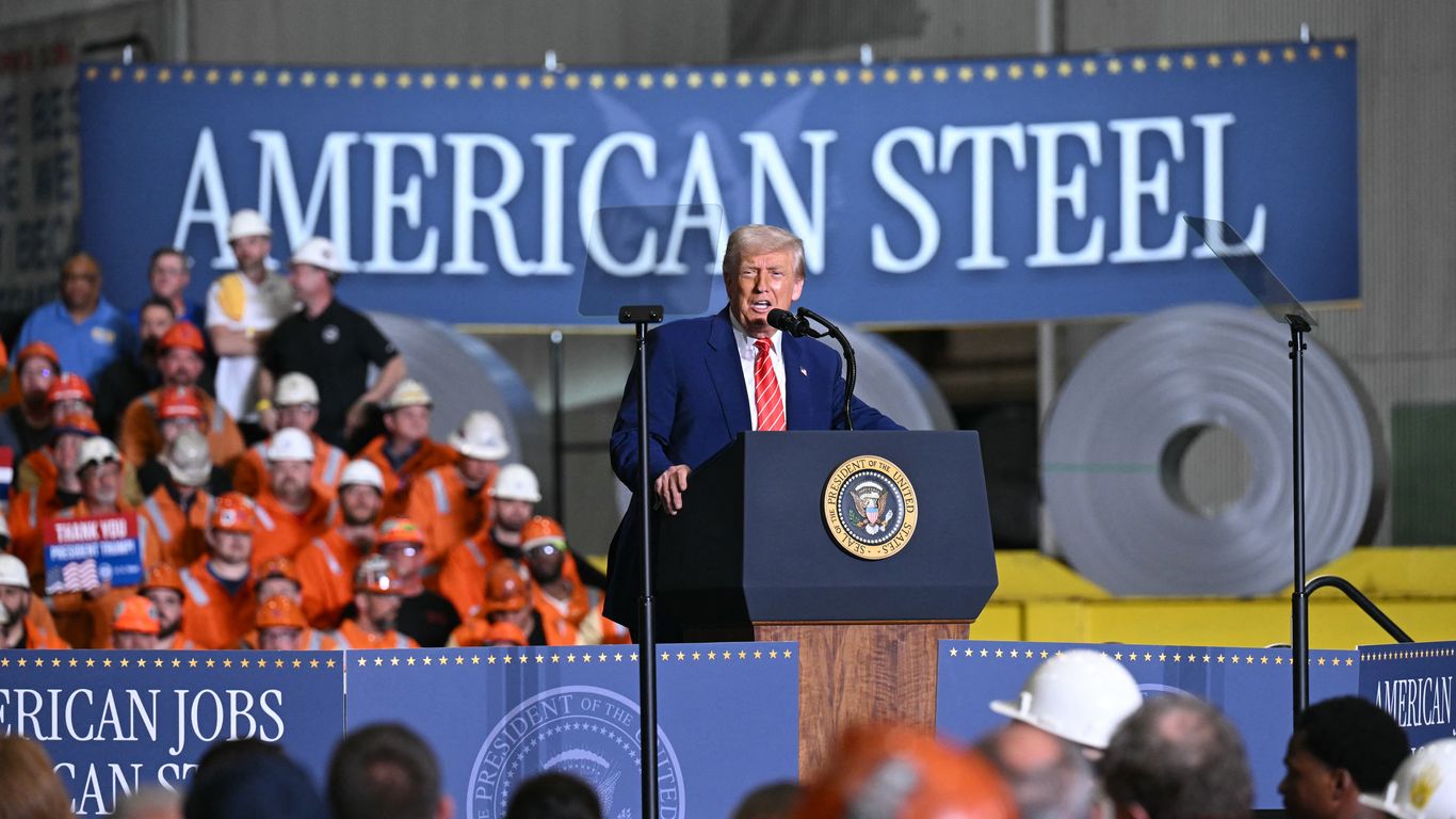 Trump puts U.S. Steel cart before the horse - Axios
