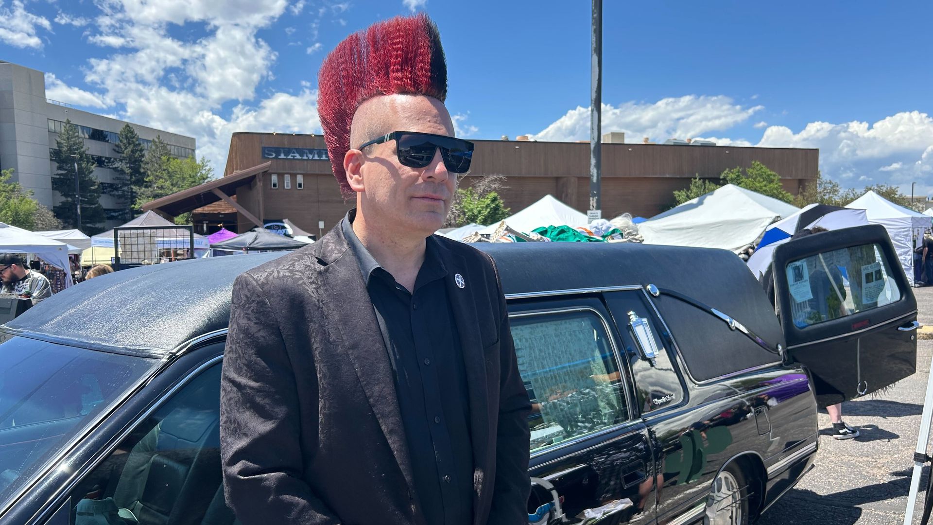 Zachary Byron Helm, founder of the Denver Hearse Association.