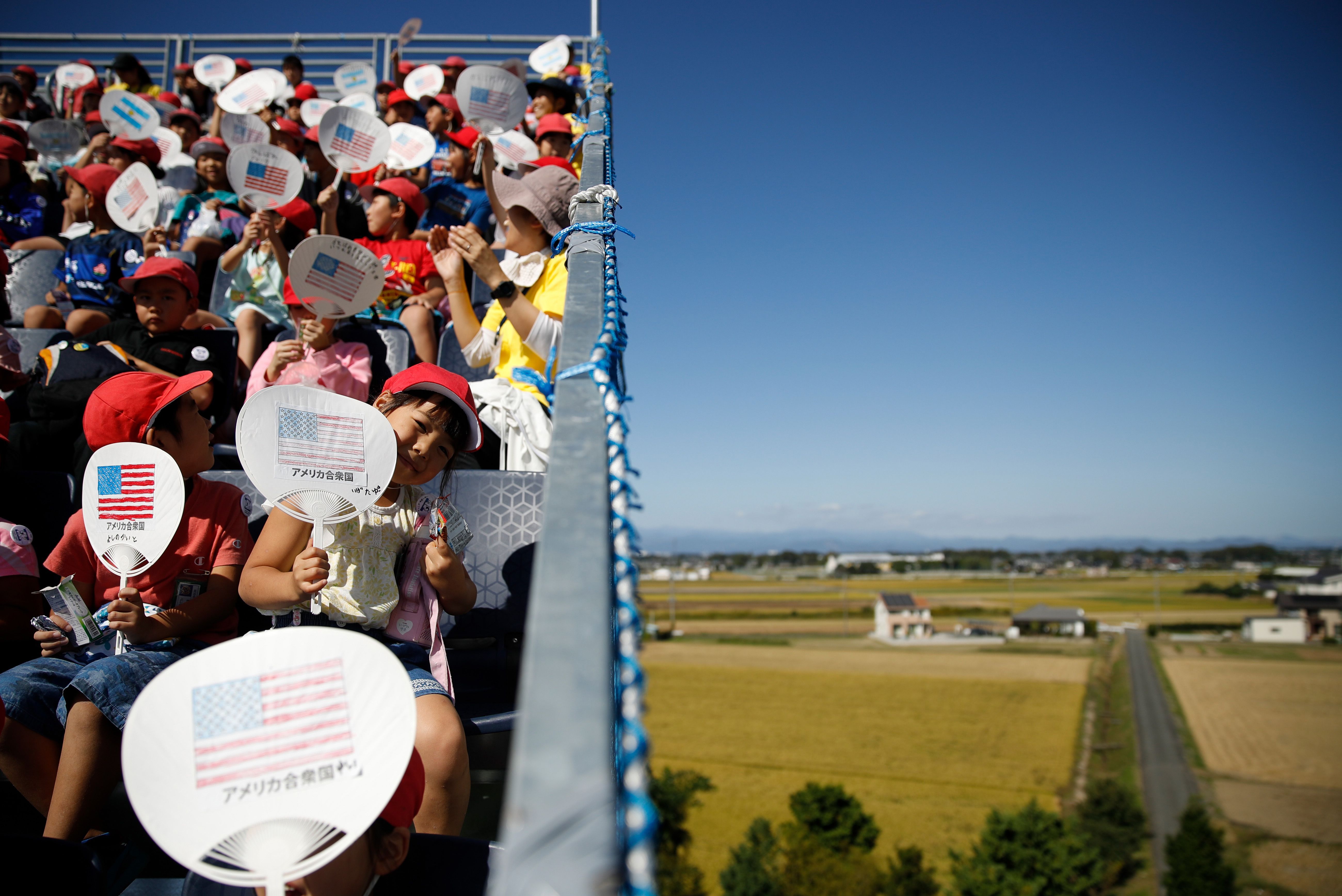 Fans at Rugby World Cup