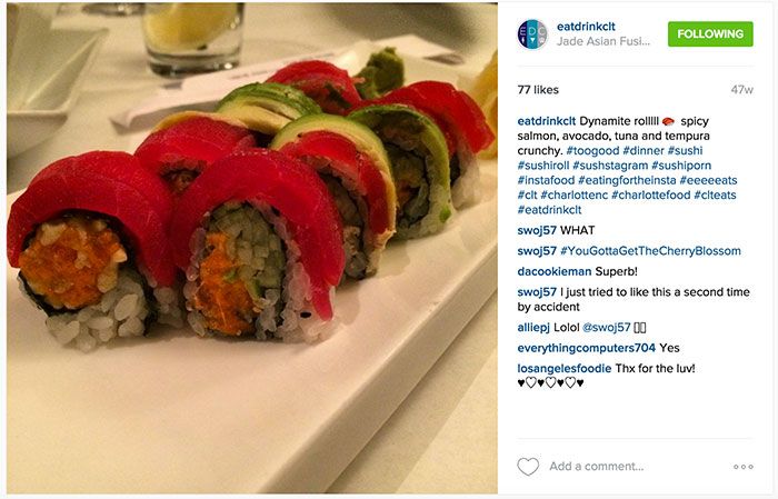 jade sushi charlotte