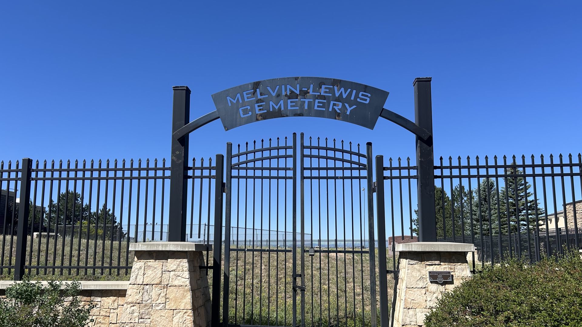Melvin-Lewis Cemetery in Aurora.