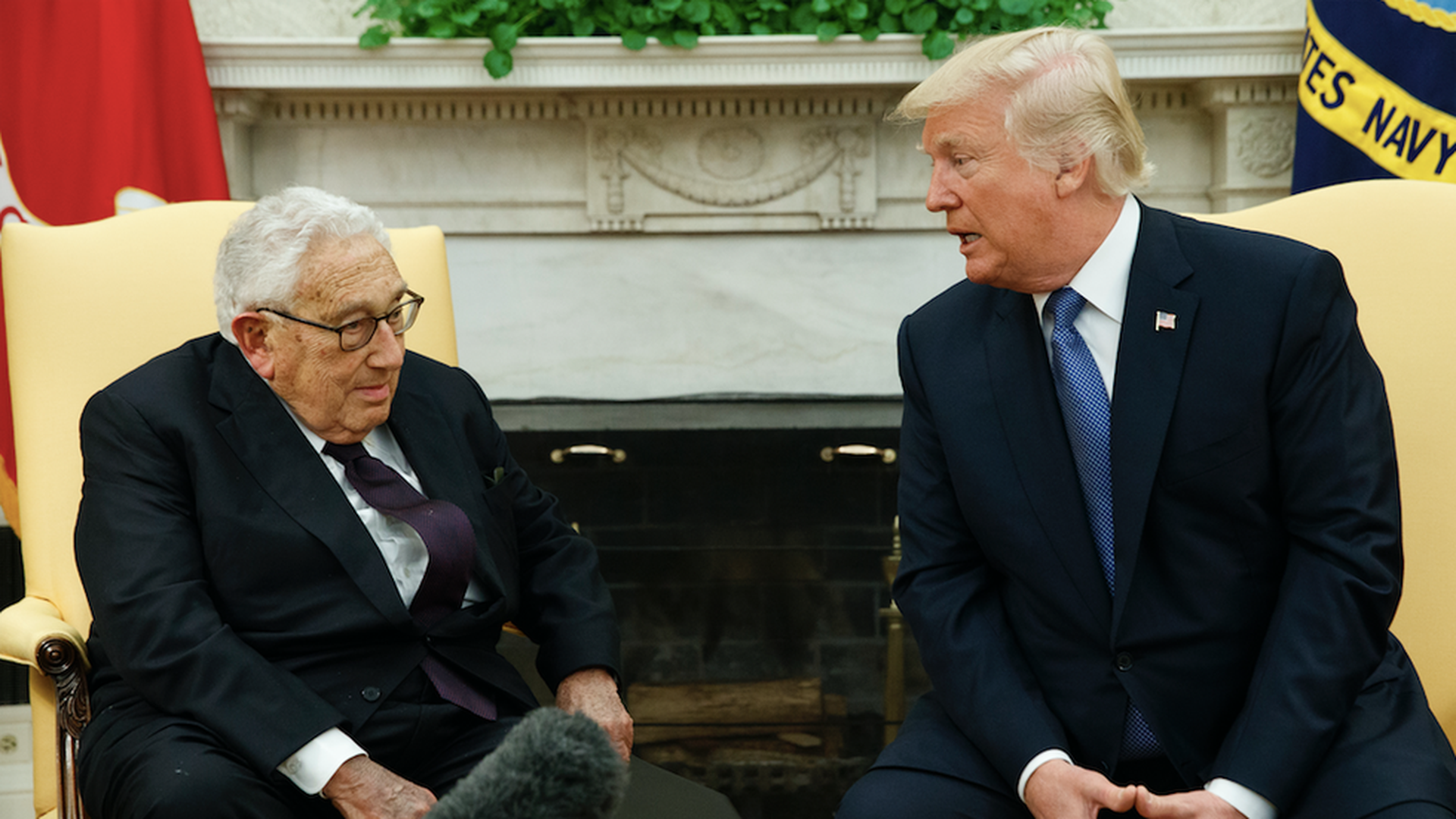 Trump talks North Korea with Henry Kissinger - Axios