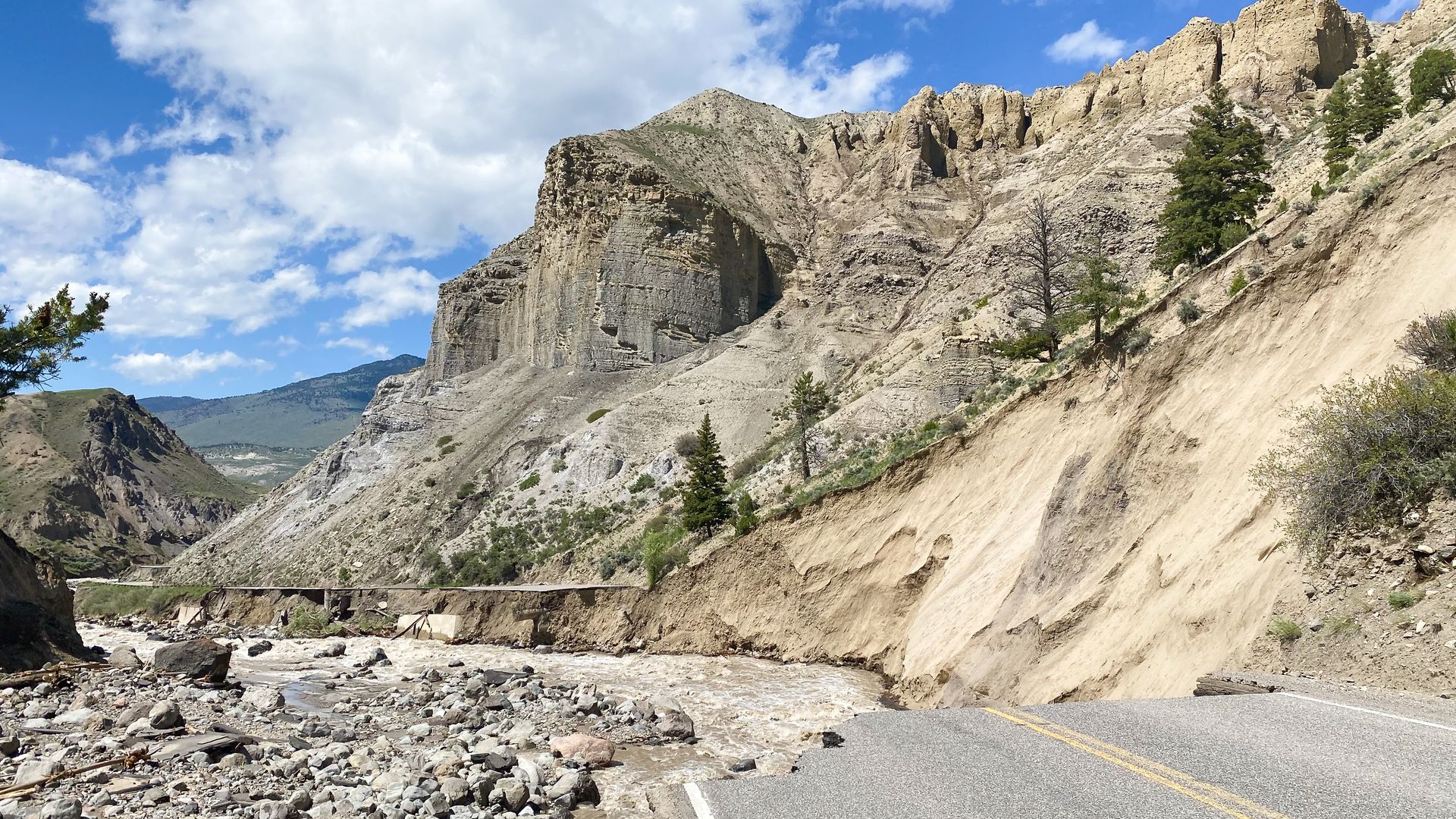 Yellowstone North Entrance Road