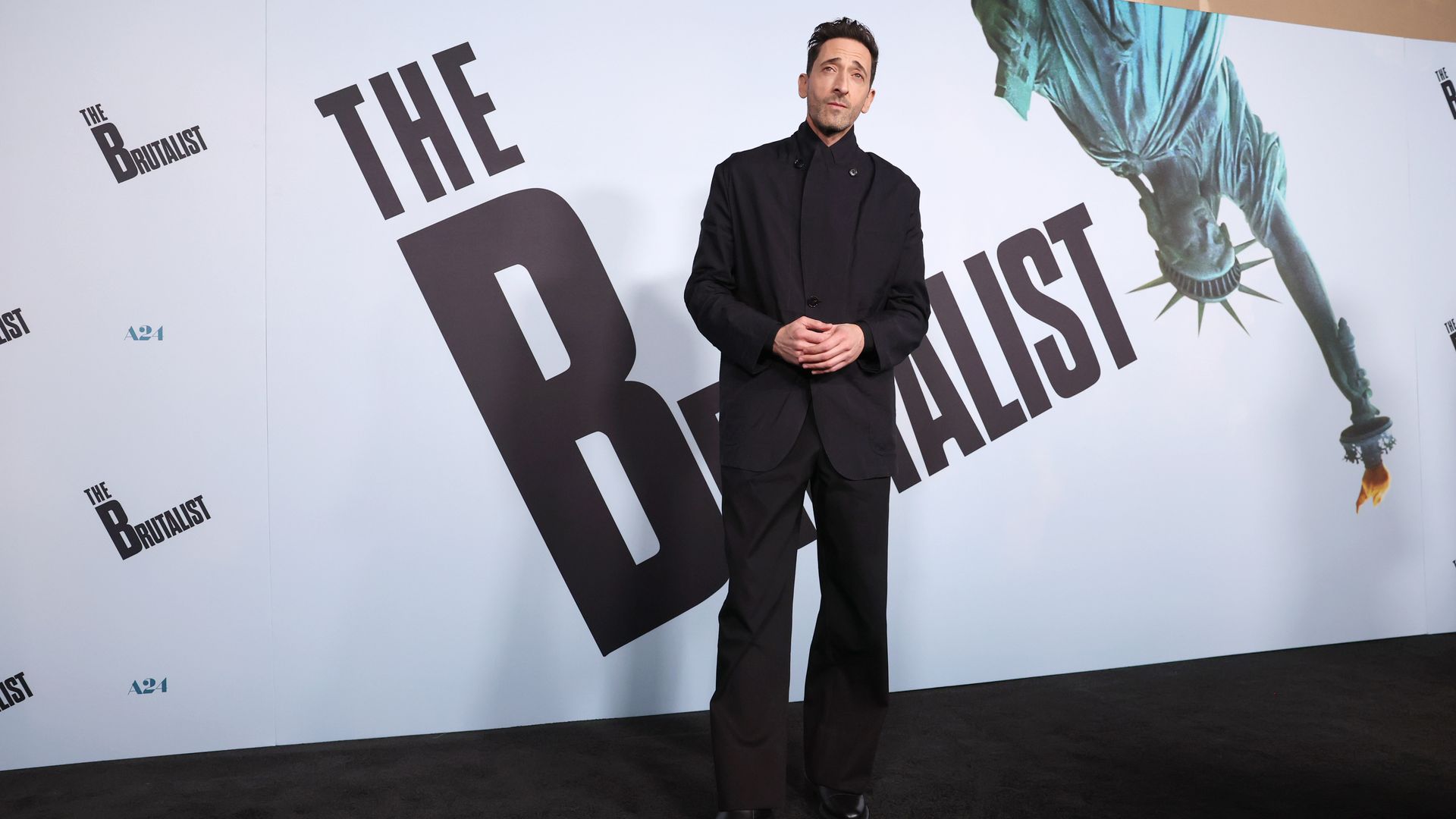 Adrien Brody on the red carpet