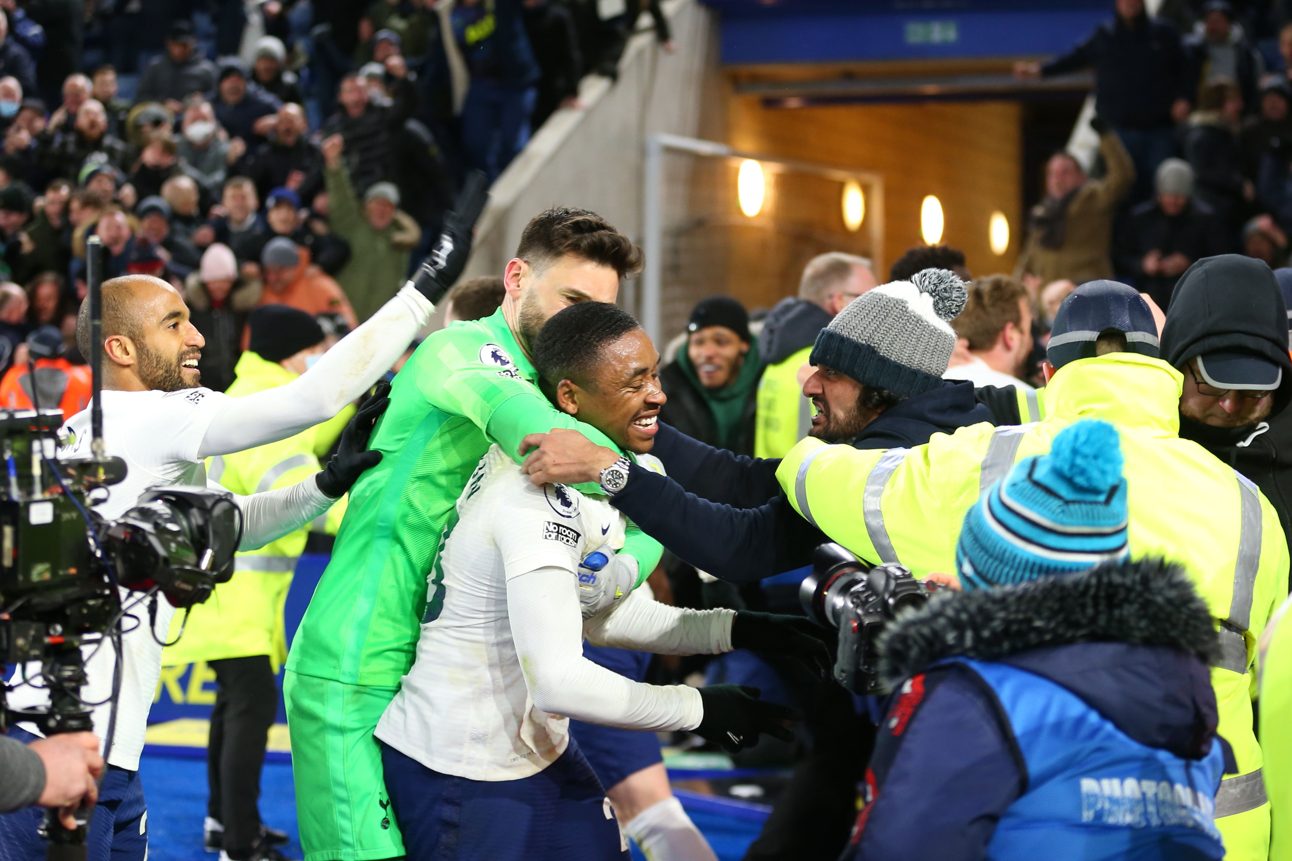 Tottenham celebration