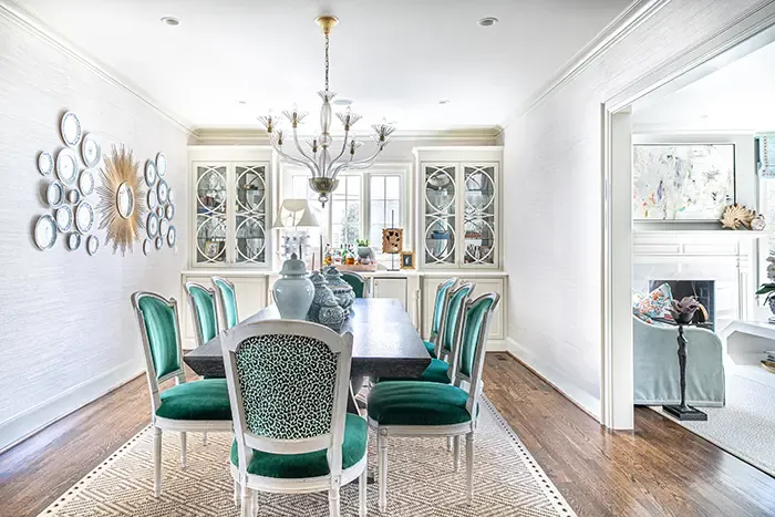 Katrina Hutchins Home Tour dining room