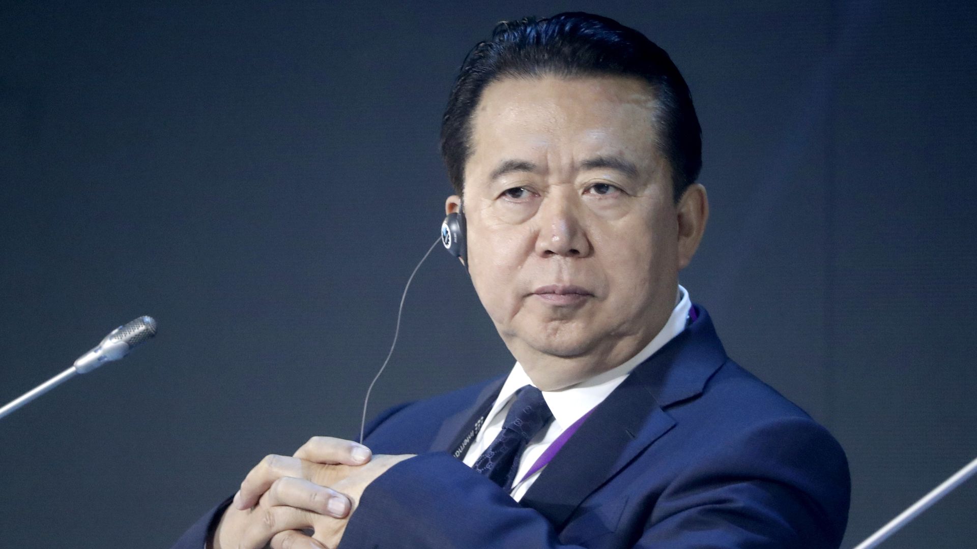 Interpol President Meng Hongwei. Photo: Mikhail Metzel/TASS via Getty Images