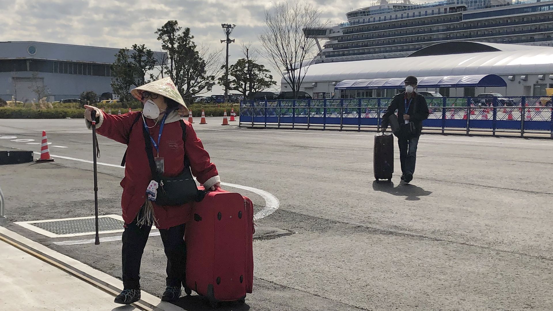 Passengers are leaving the Diamond Princess cruise liner, operated by Carnival Corp, after a two-week coronavirus quarantine in the port of Yokohama.