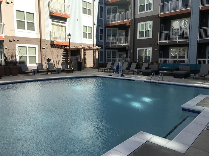 the vistas pool plaza midwood apartment