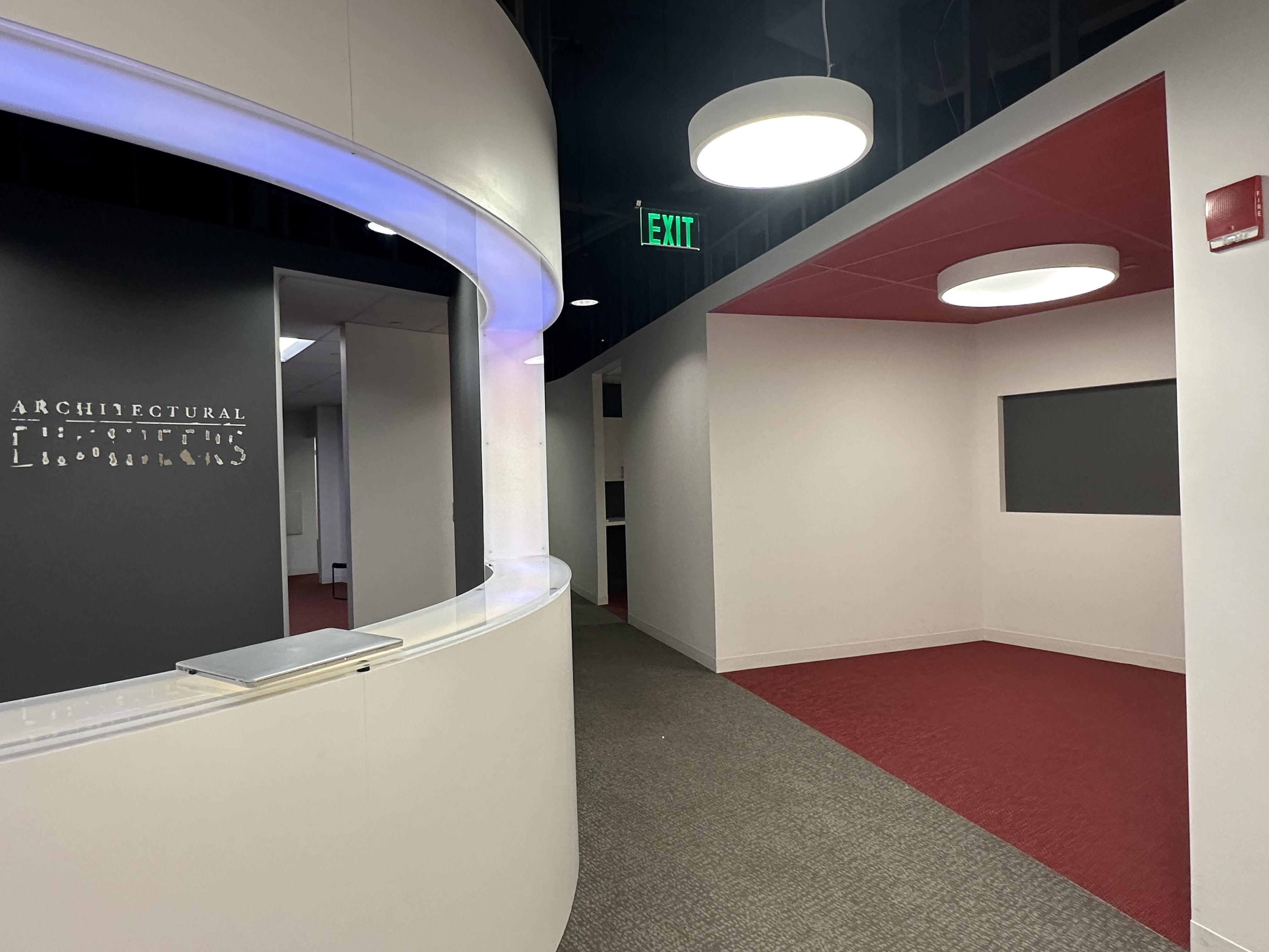 A vacant fifth floor office space in a building recently bought by the nonprofit BreakTime in Boston. The fifth floor will become work space for the staff.