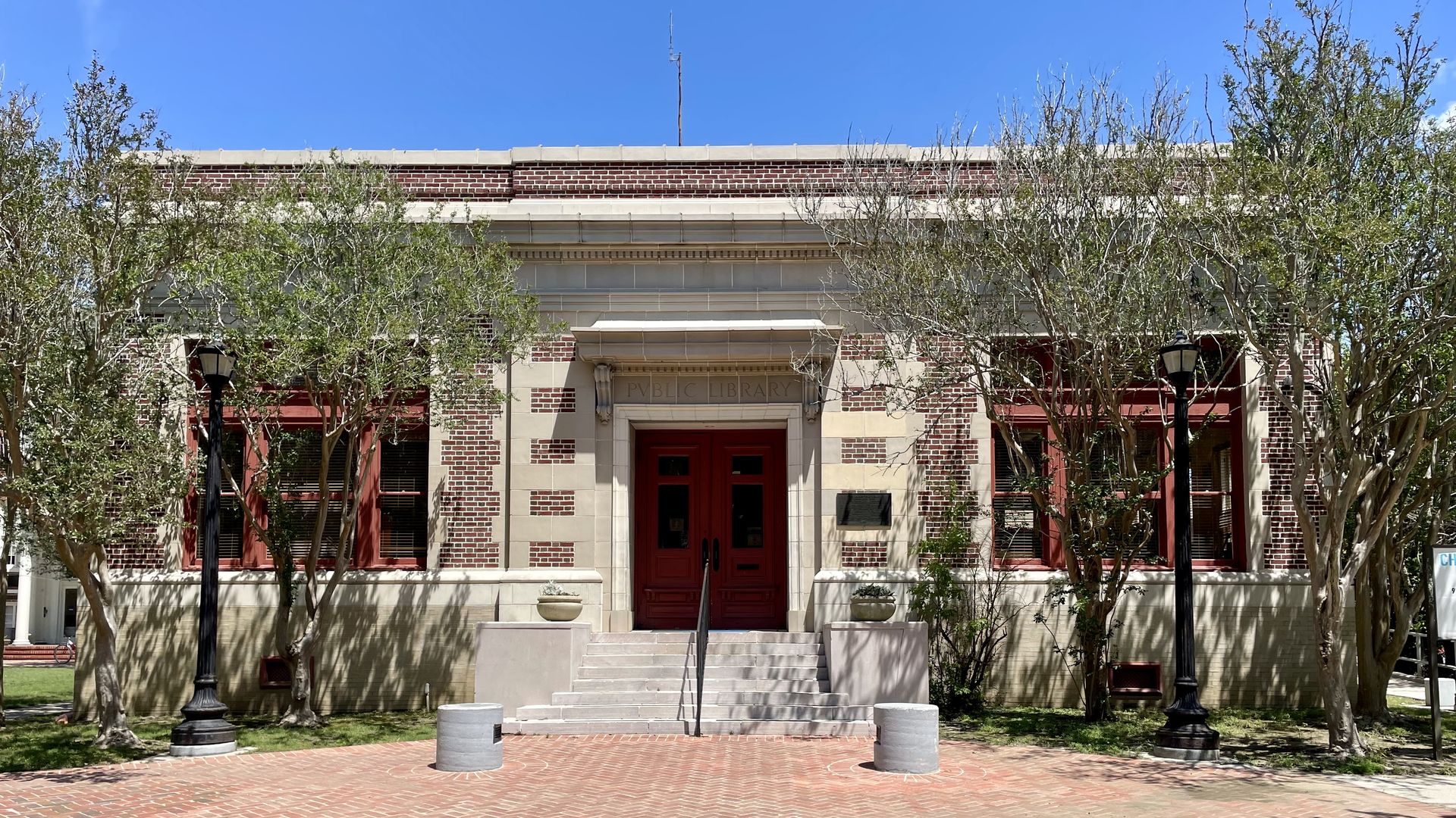 Image shows the exterior of a building.