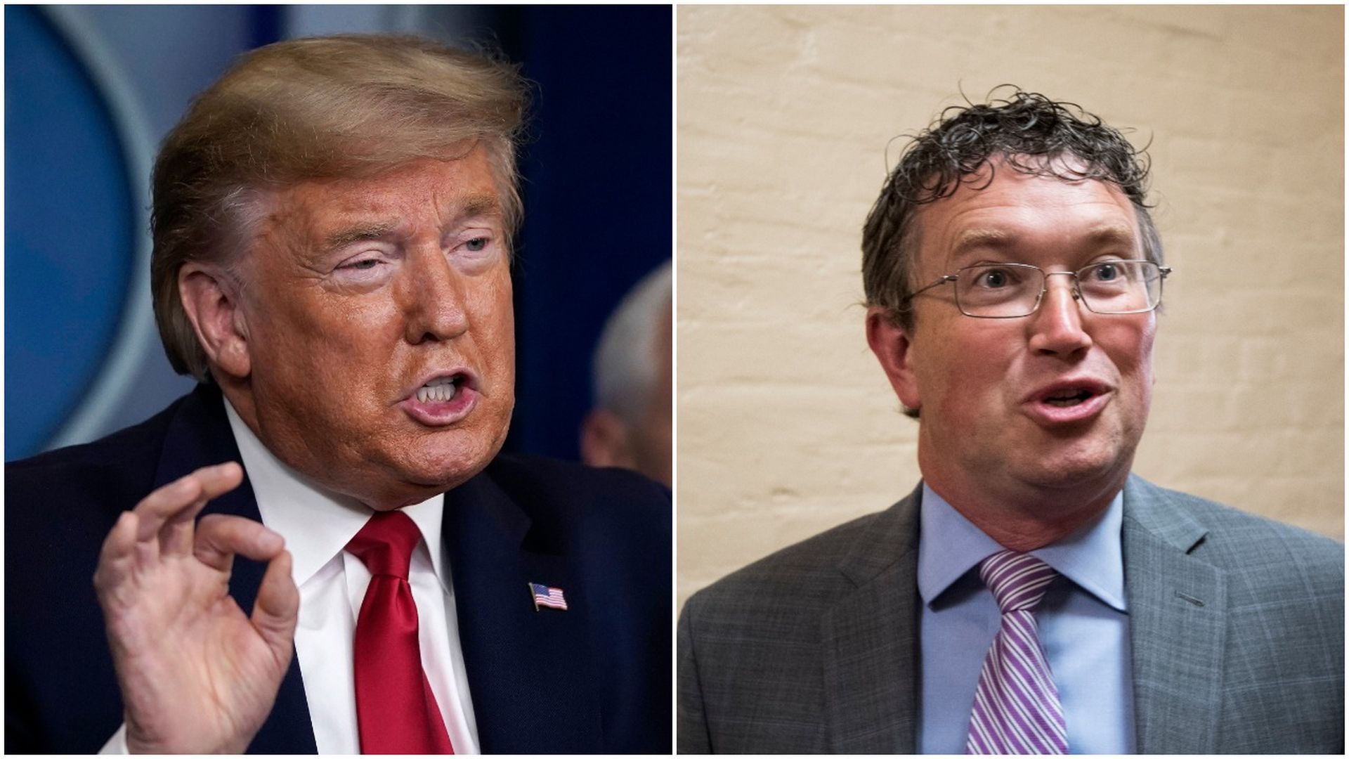 Trump and Massie.