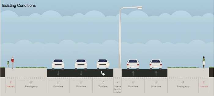 barclay-downs-road-diet-current