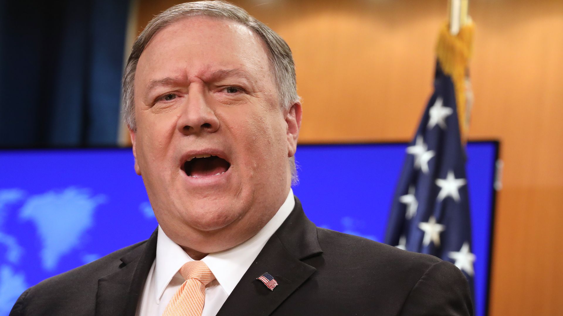 Mike Pompeo says the decision was made in light of the deteriorating situation in Venezuela.