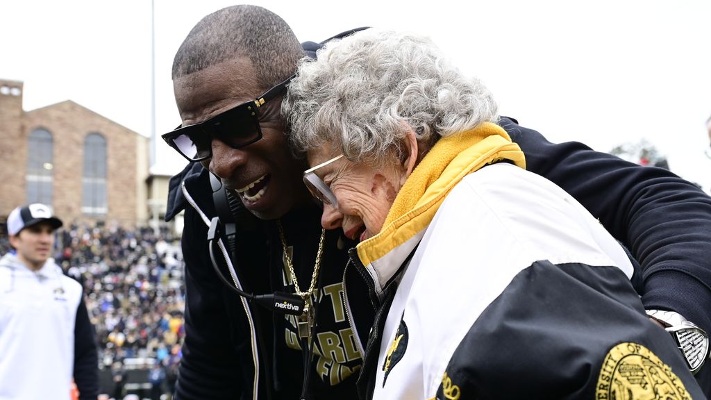 Meet The Colorado Buffaloes 98-year-old Superfan - Axios Denver