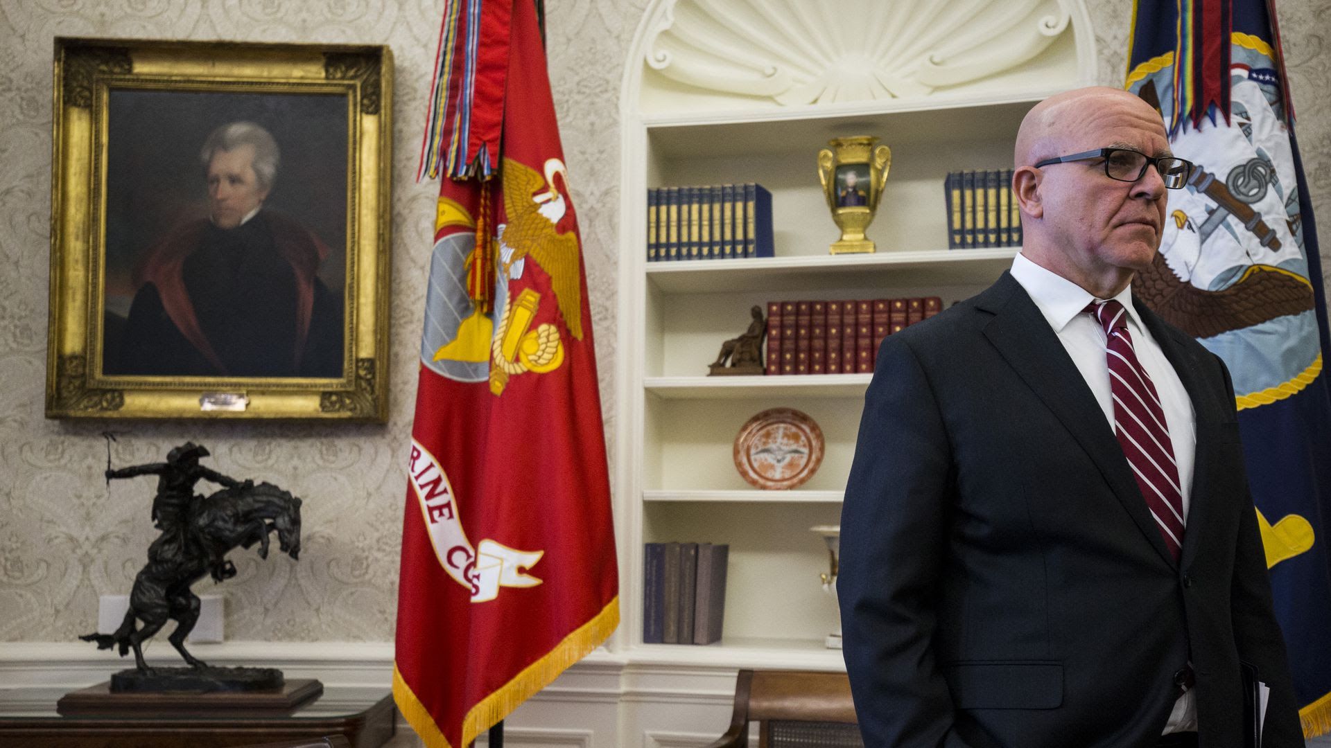 Outgoing National Security Adviser H.R. McMaster