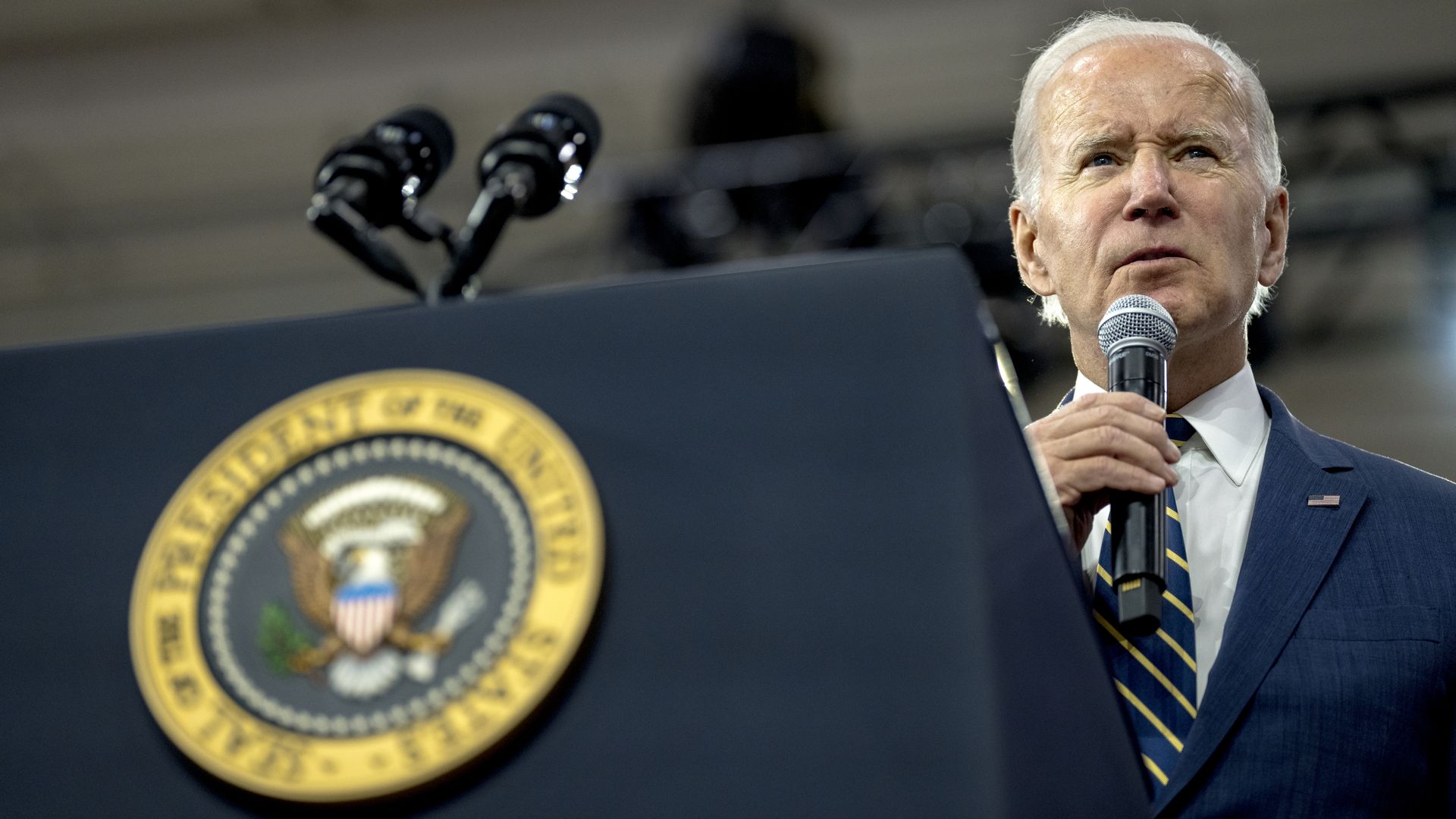Joe Biden at a podium