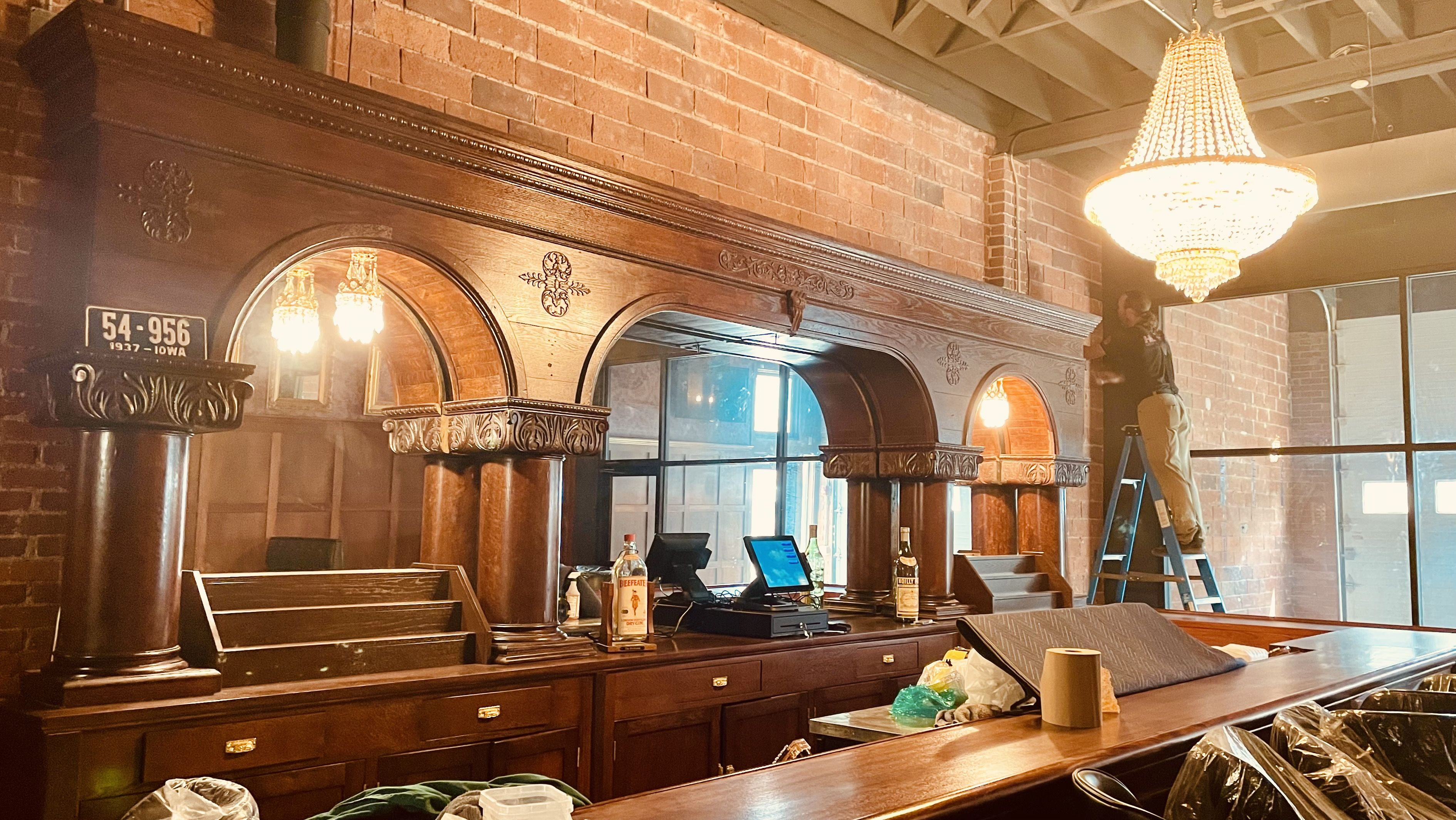 A photo inside Alleged Lee's, a new bar opening in Des Moines.