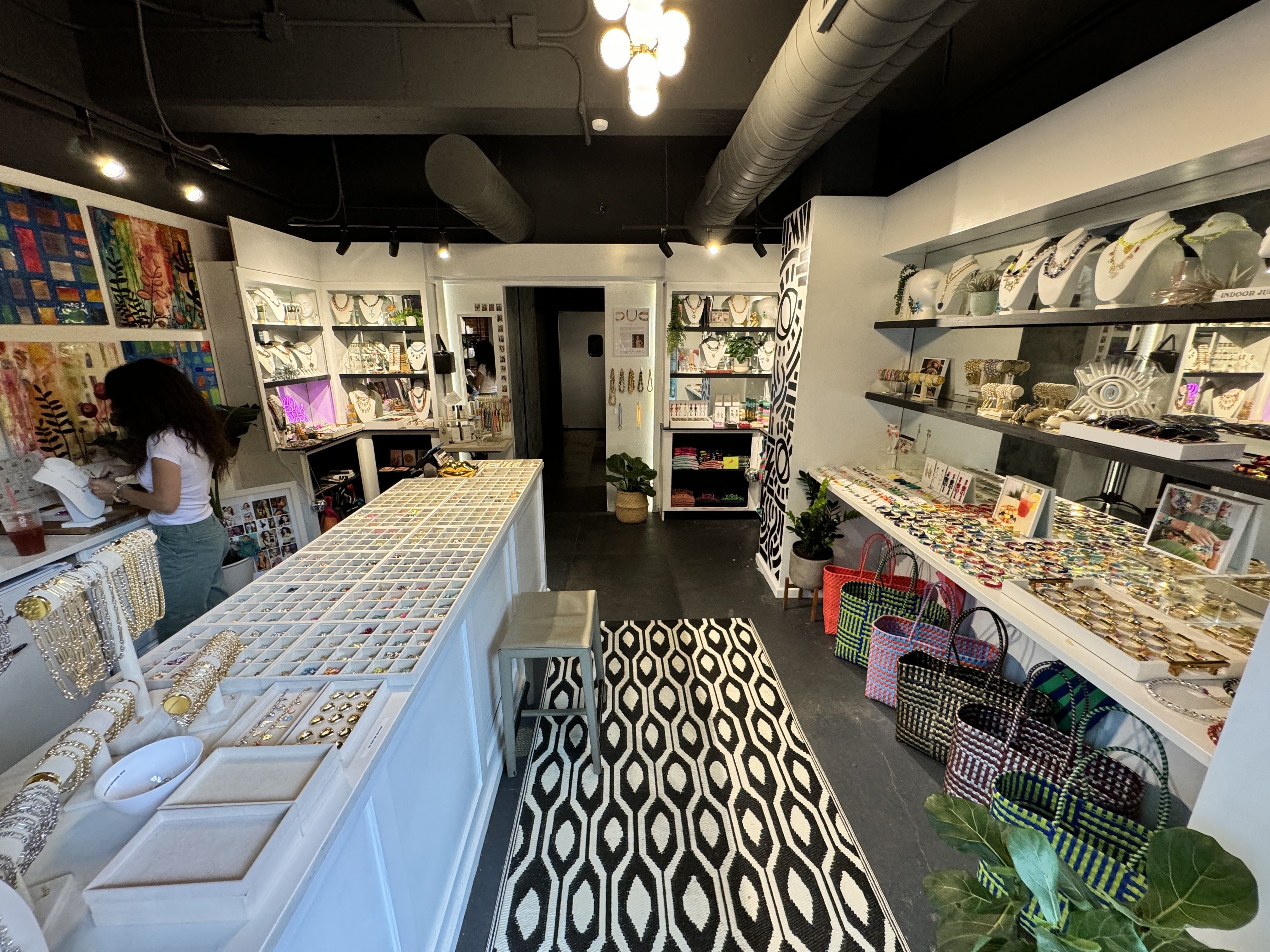 inside jewelry store