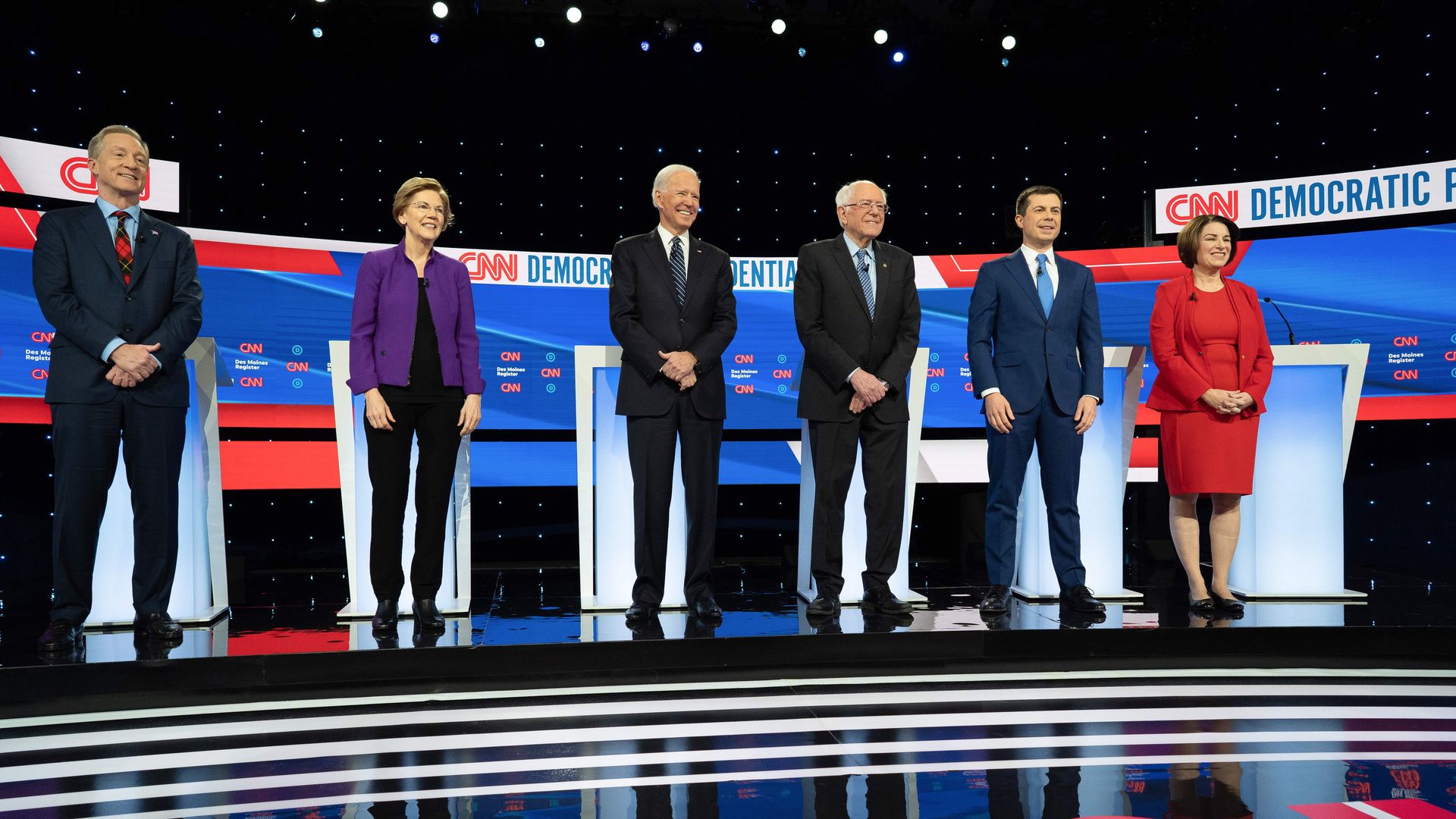 The 2020 Democratic presidential hopefuls.