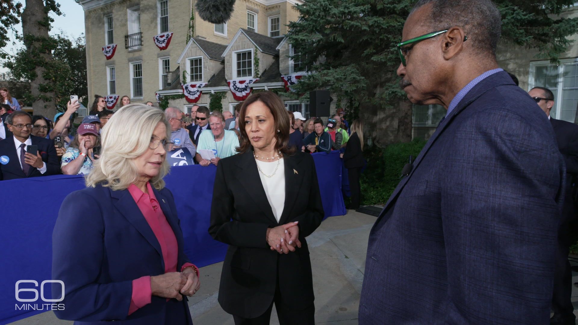 Liz Cheney and Vice President Harris.