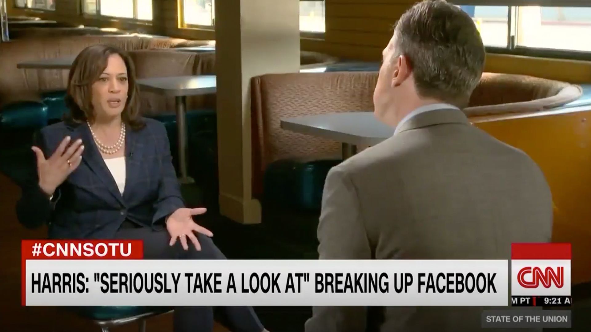 Kamala Harris on CNN