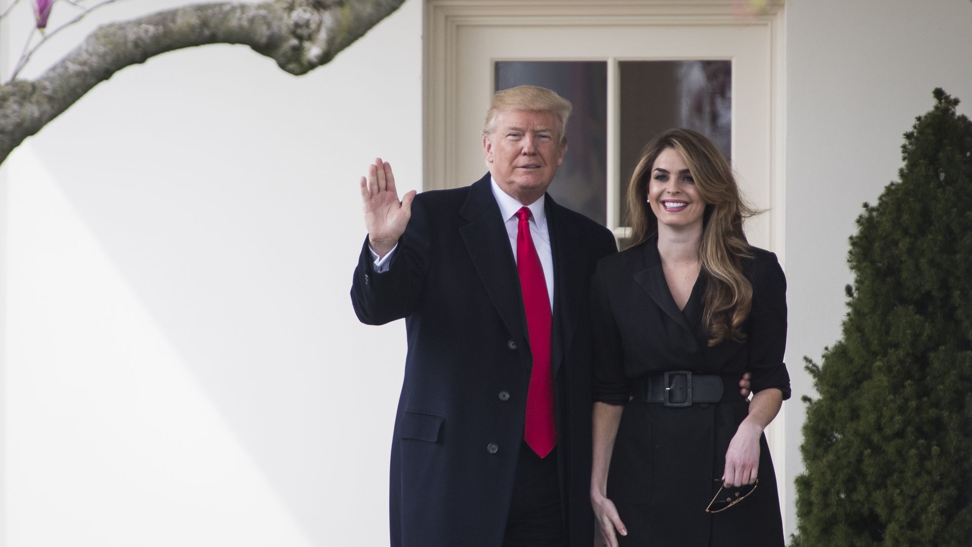 Trump and Hope Hicks